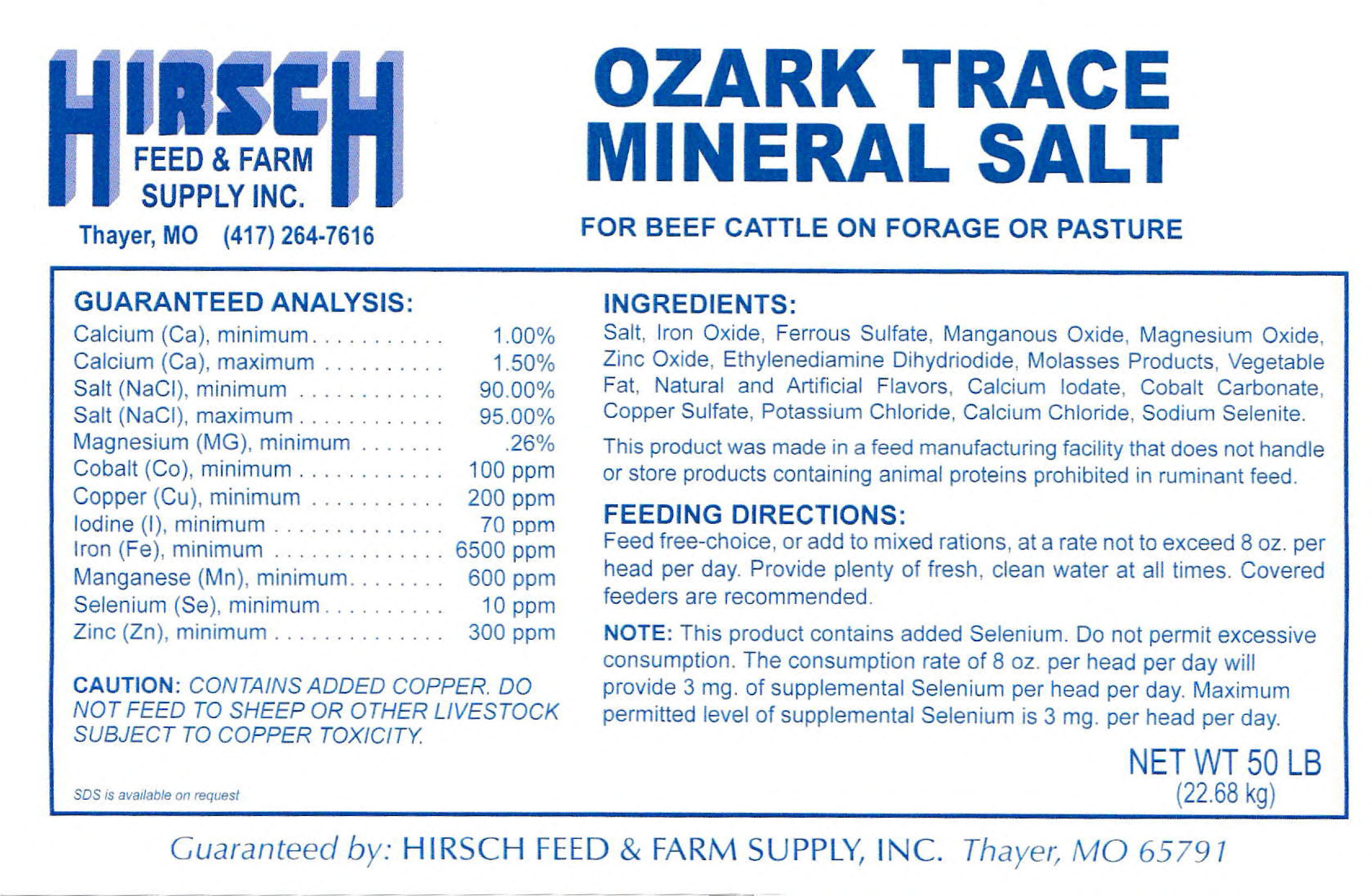 OZARK TRACE MINERAL