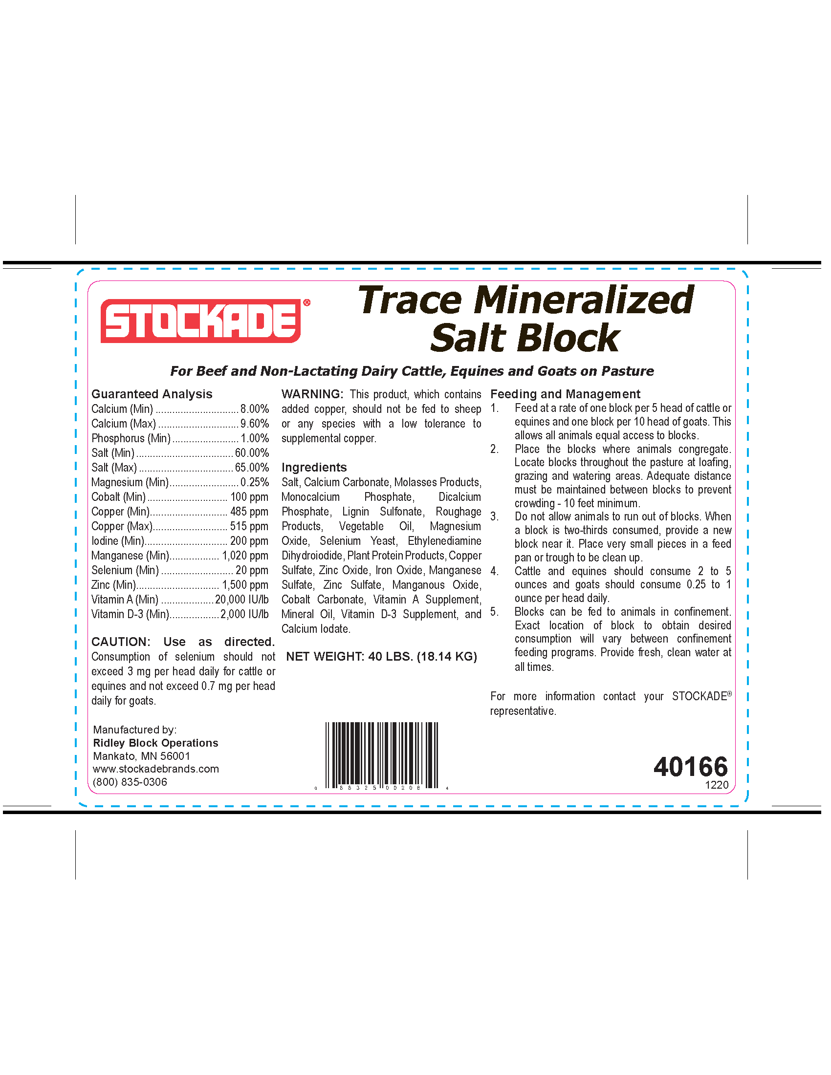 TRACE MINERAL STOCKADE BLK SOFT