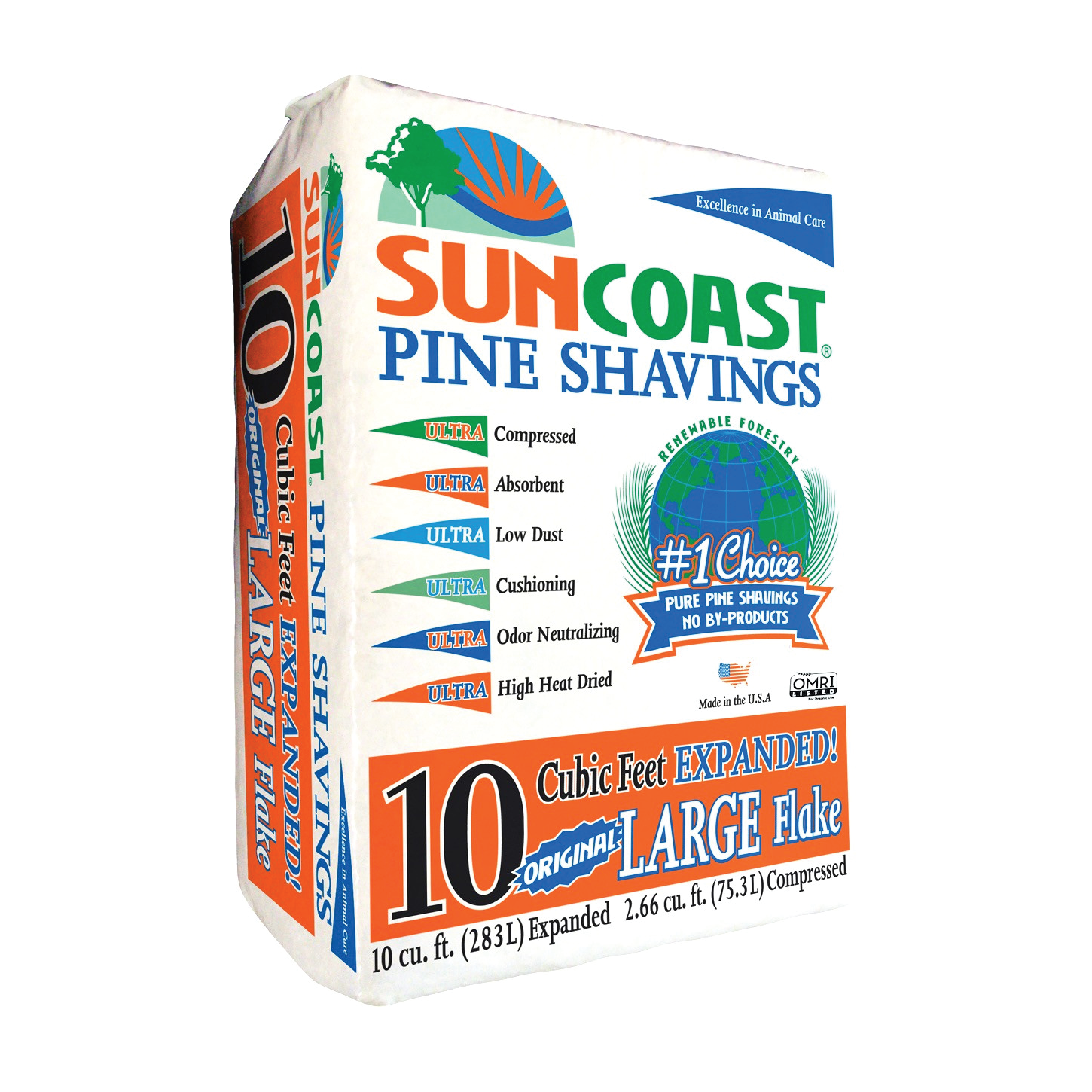 SUNCOAST PINE SHAVINGS 10 CF