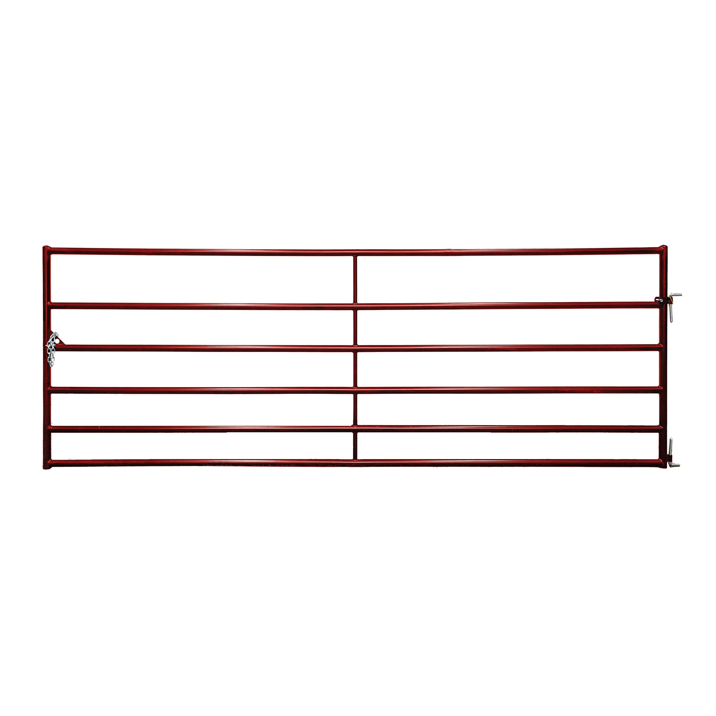 12FT 2" PRIEFERT BULL GATE RED