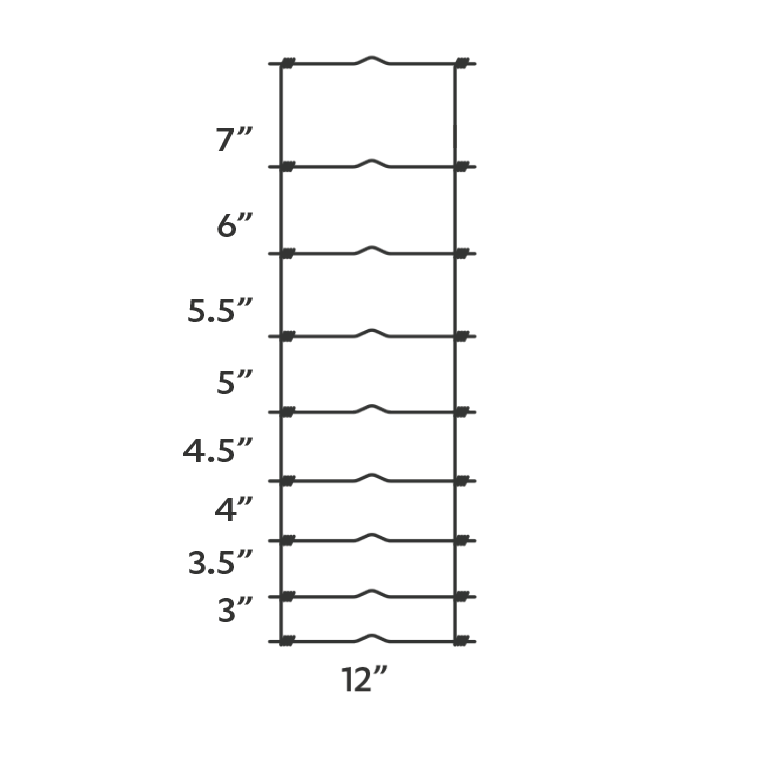 39 X 12 STAYTUFF WOVEN WIRE 12.5 GAUGE 330 FT.