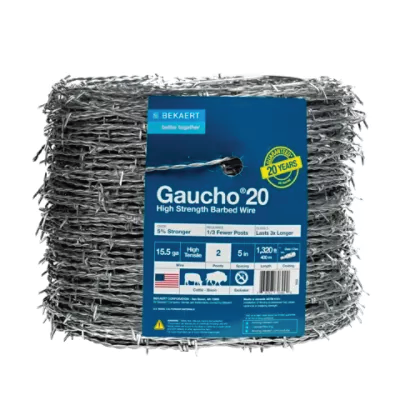 BEKAERT GAUCHO "20" BARBED WIRE 15.5 GAUGE