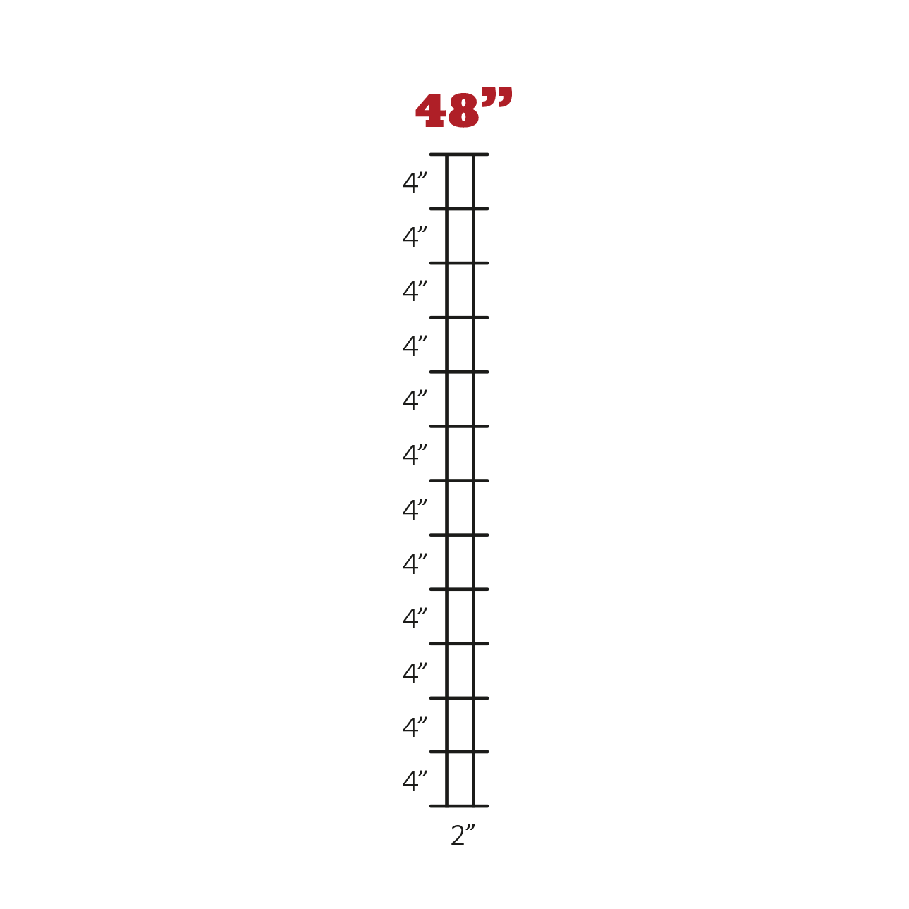 WIRE PANEL 2\"X4\"X48\"X16\' 6 GA.