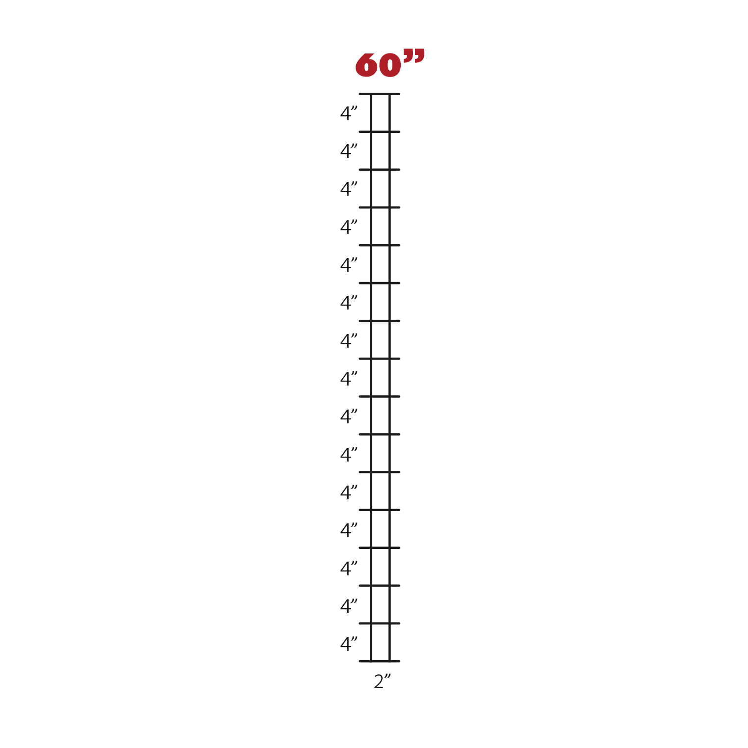 WIRE PANEL 2\"X4\" 60\"X16\' 6 GA.