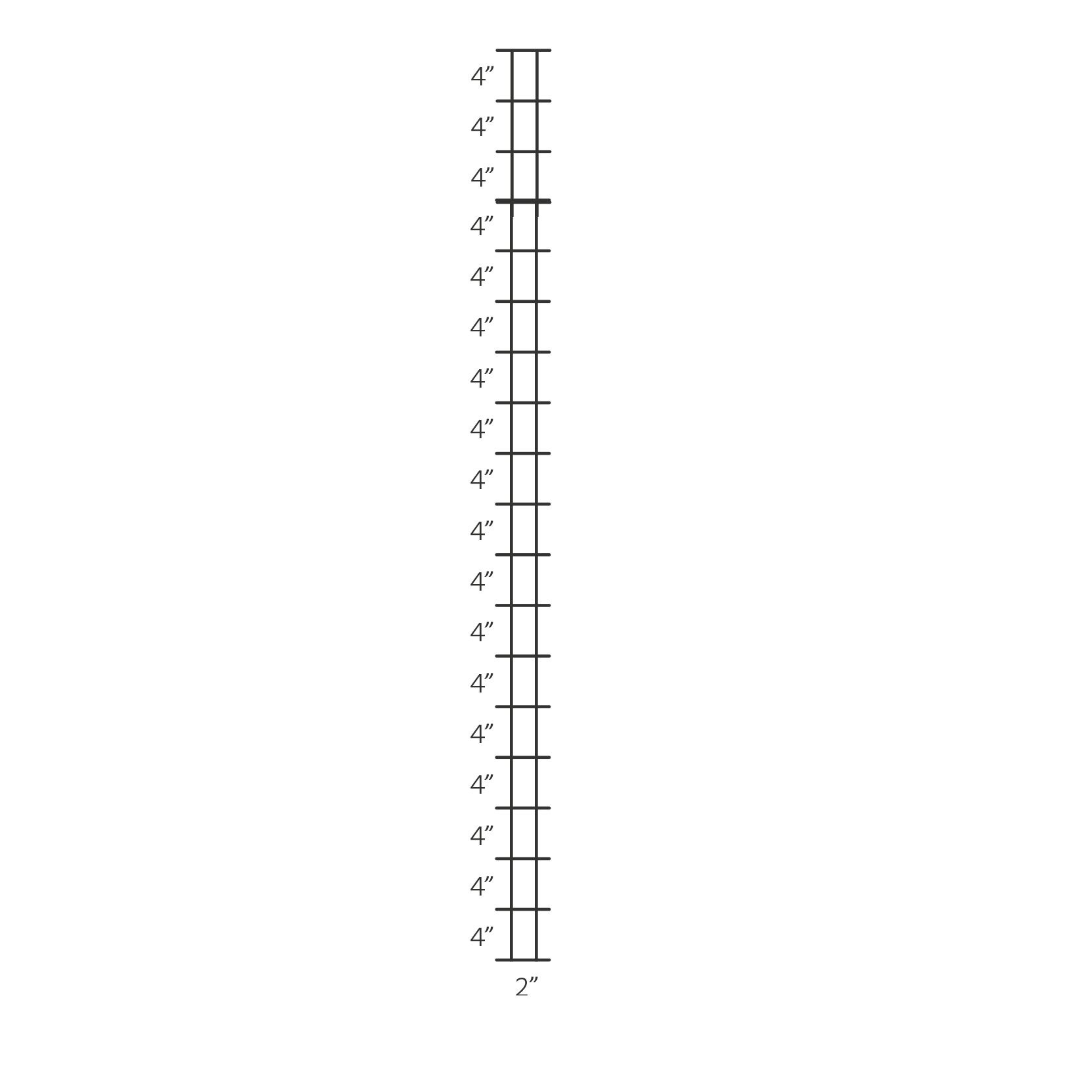 WIRE PANEL 2\"X4\"X72\"X20\' 6 GA.