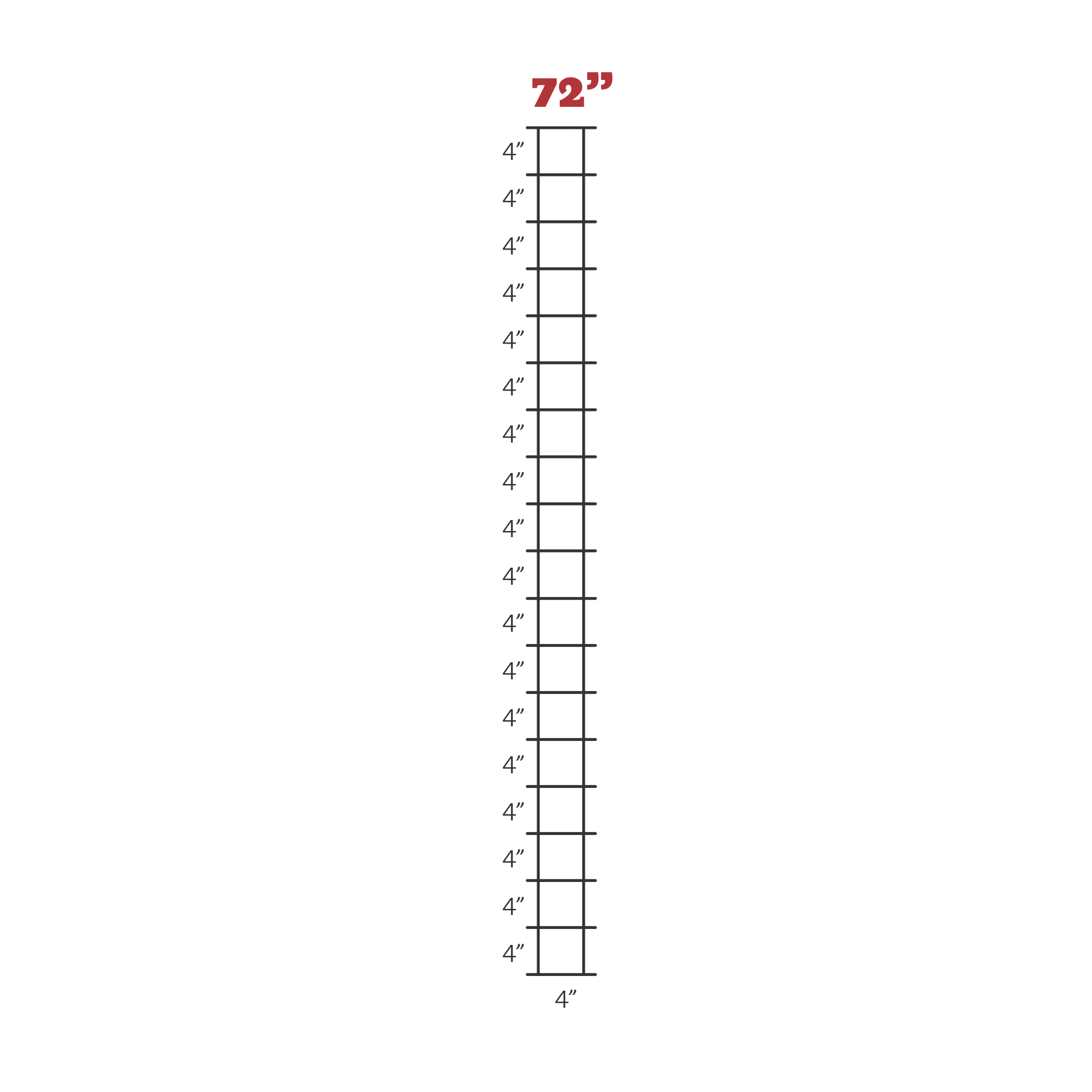 WIRE PANEL 4\"X4\"X72\"X20\' 6 GA.