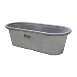 HASTINGS POLY STOCK TANK 2' X 2' X' 6' GREY, 160 GAL.