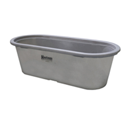 HASTINGS POLY STOCK TANK 2' X 2' X 4' GREY, 97 GAL.