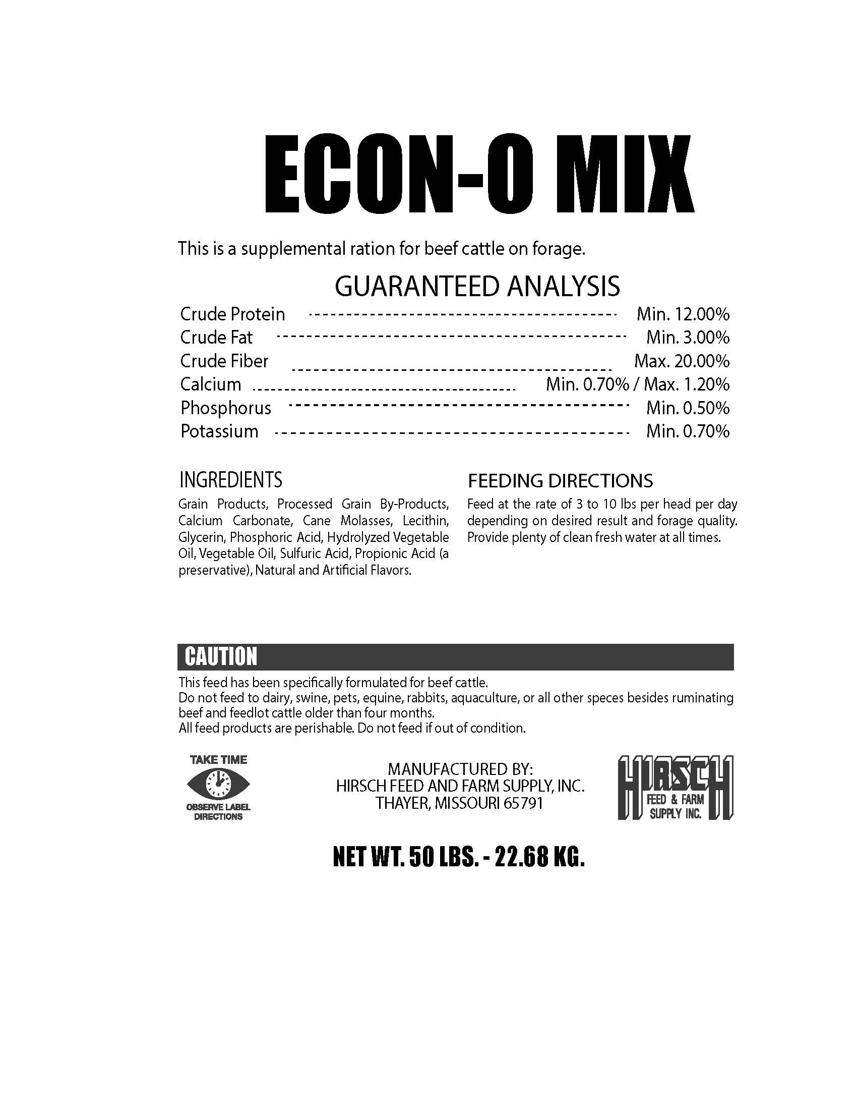 ECON-O MIX   12%