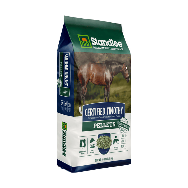 STANDLEE CERTIFIED TIMOTHY PELLETS 40#