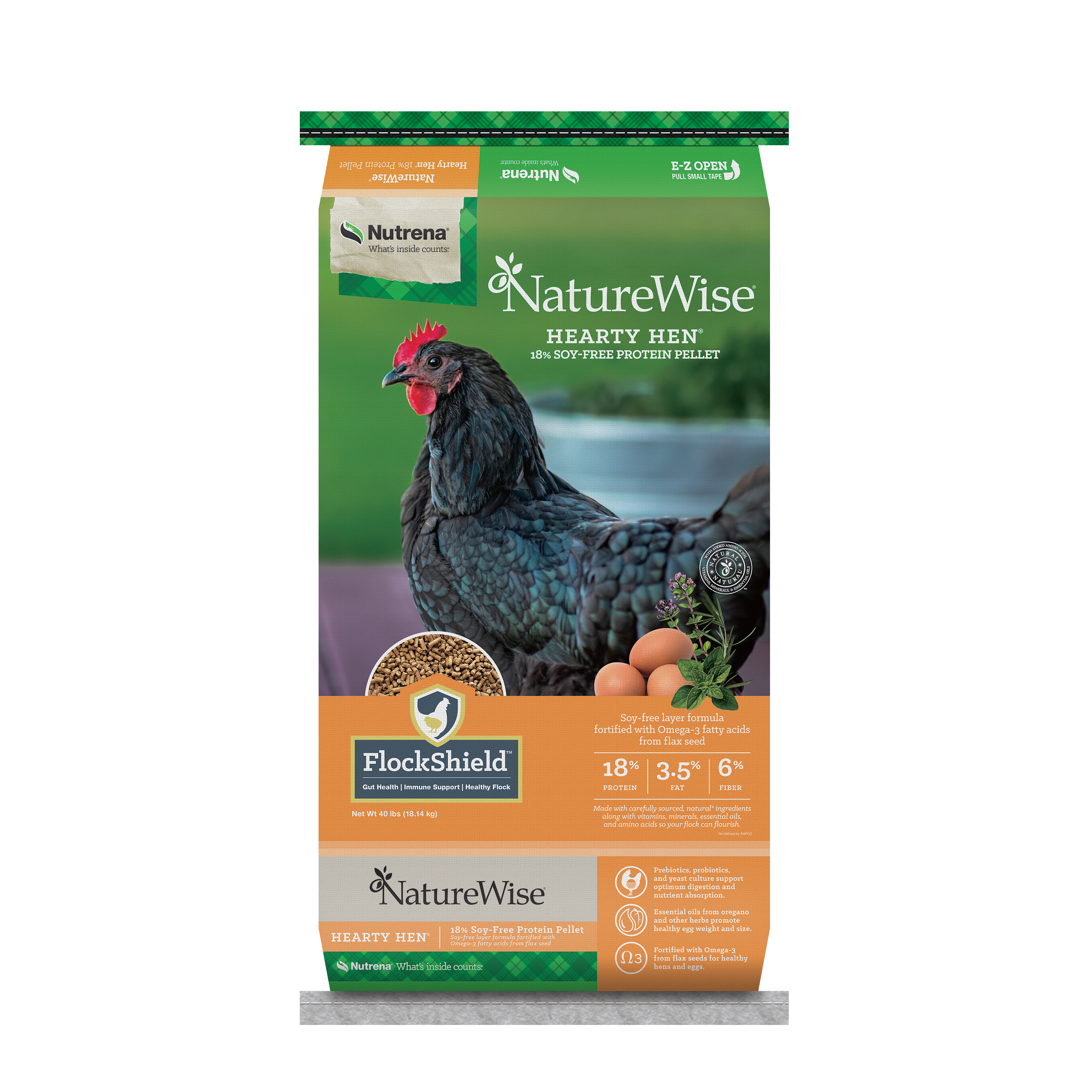 NATUREWISE HEARTY HEN LAYER PELLET 40#