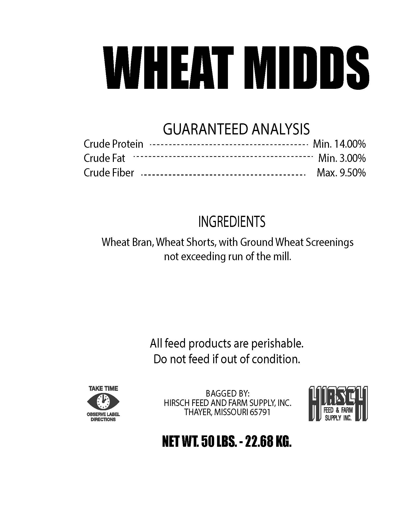 WHEAT MIDDS 14%