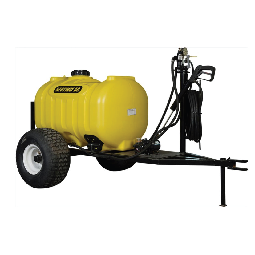 BESTWAY 60 GALLON SPOT SPRAYER W/ 5 NOZZLE BOOM AND TRAILER