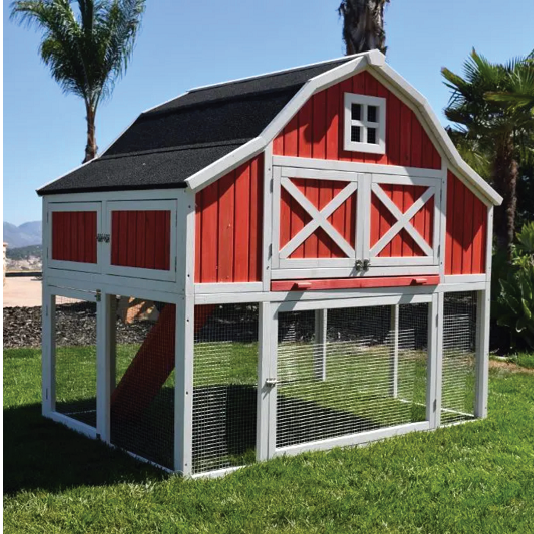 OMAHA CHICKEN COOP 63" x 74" x 60"