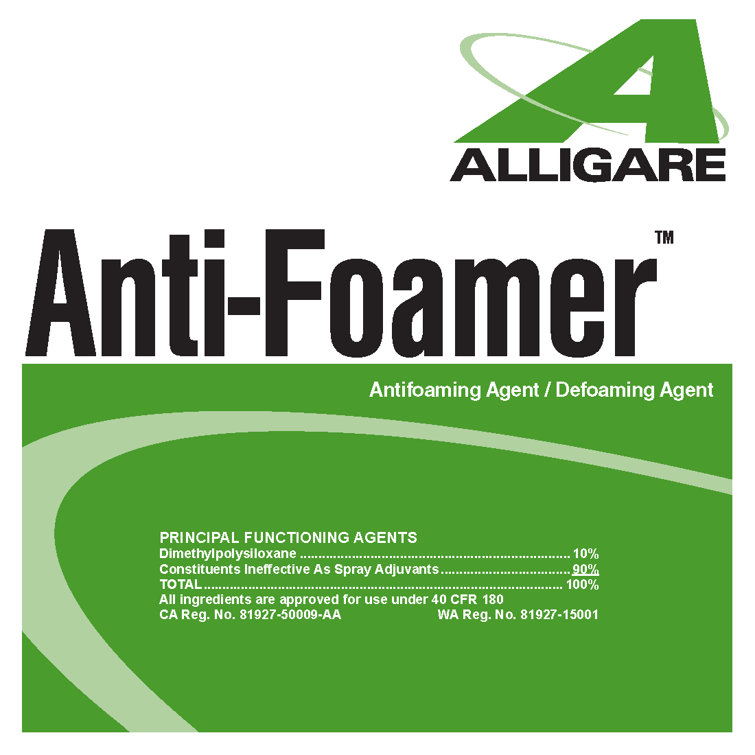 ALLIGARE DE-FOAMER QUART