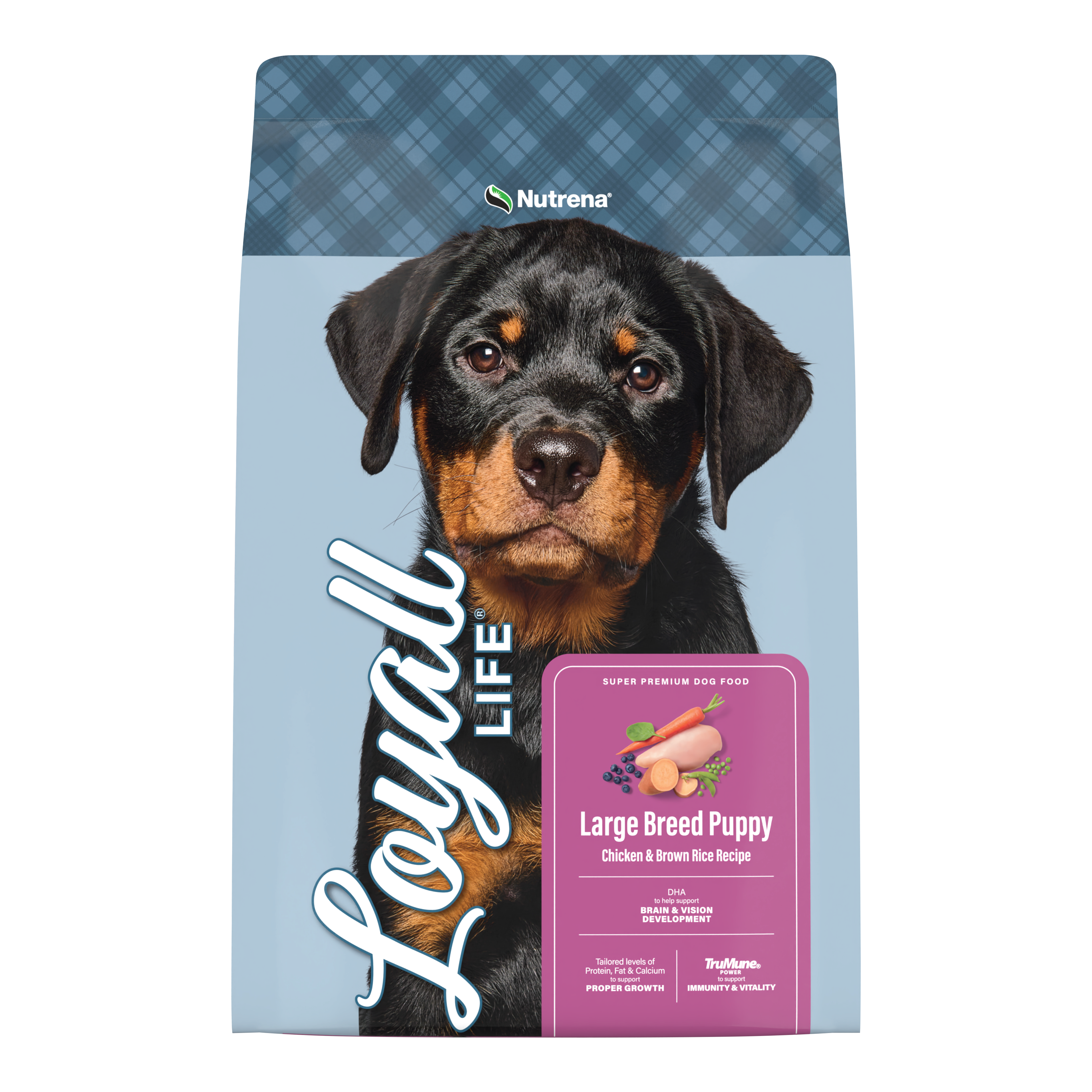 LOYALL LIFE LARGE BREED PUPPY CHICKEN & BROWN RICE 40#