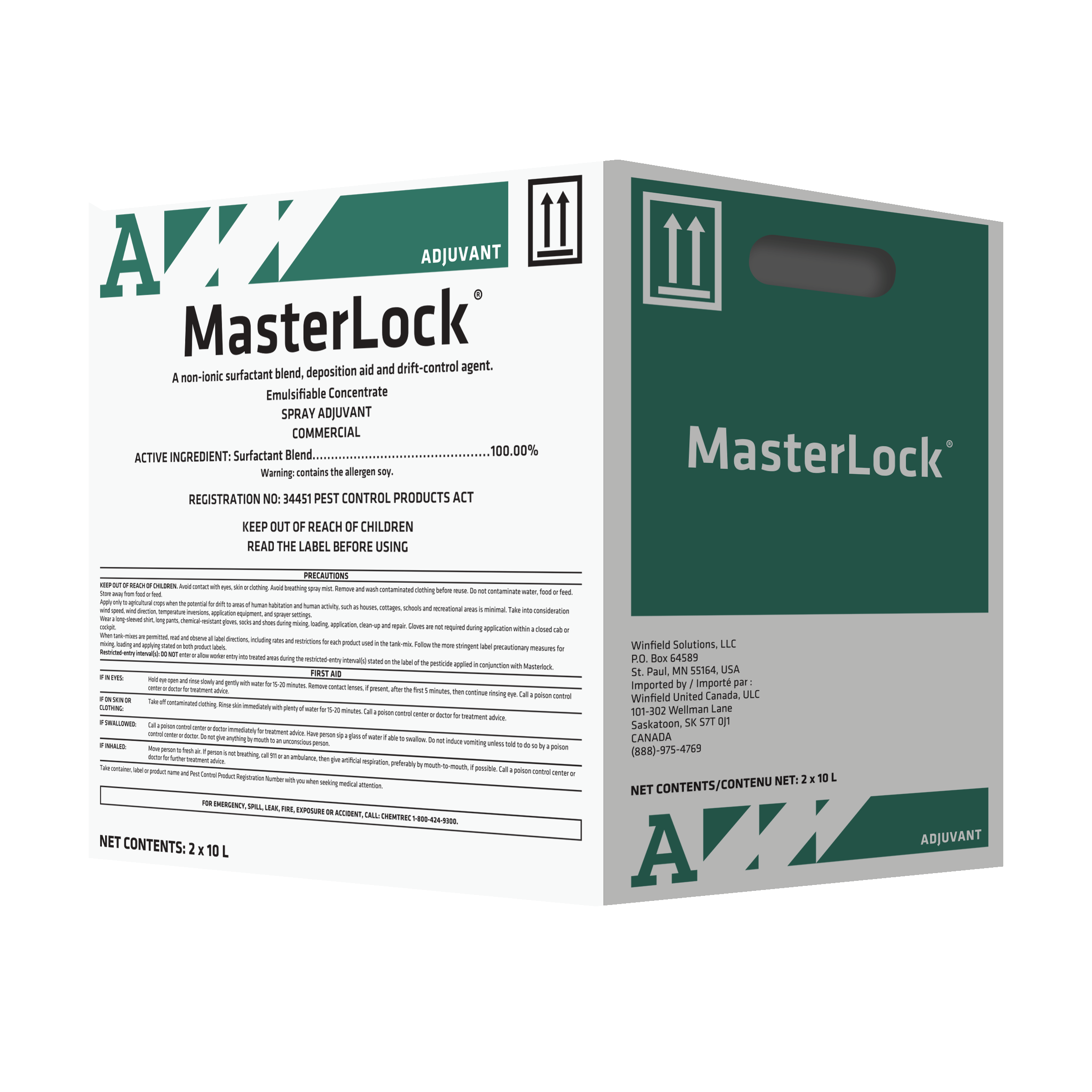 MASTERLOCK SURFACTANT 2.5 GALLON