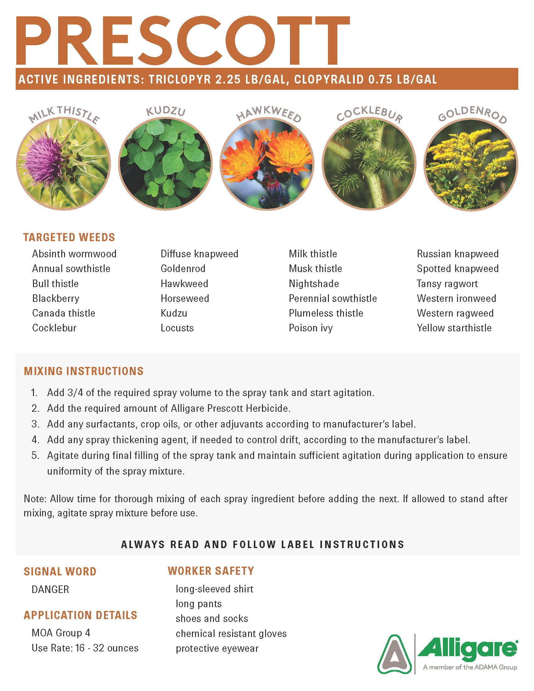 PRESCOTT HERBICIDE 1 GALLON