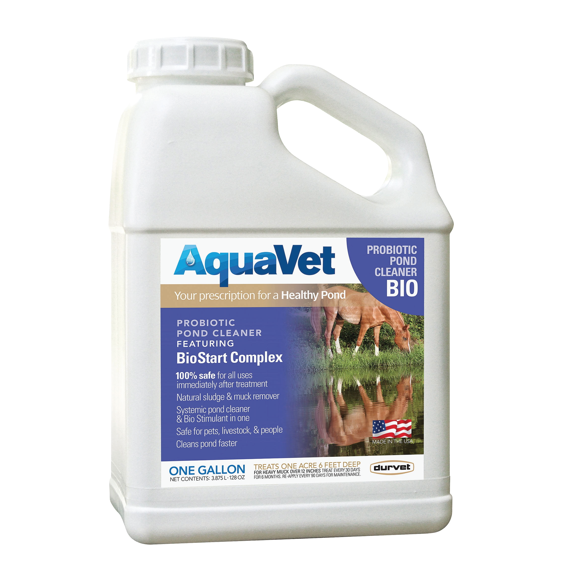 AQUAVET PROBIOTIC POND CLEANER 1 GALLON