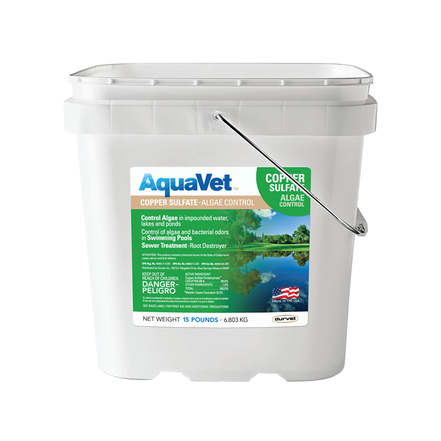 AQUAVET COPPER SULFATE ALGAE CONTROL 15#