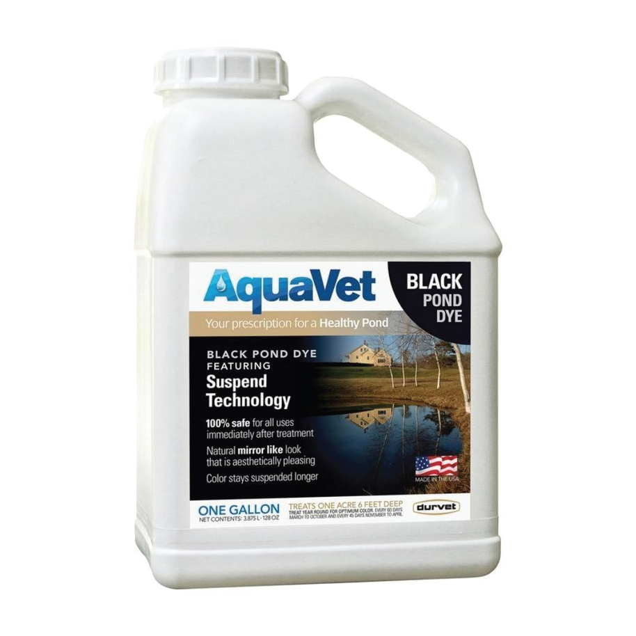 AQUAVET BLACK POND DYE 1 GALLON