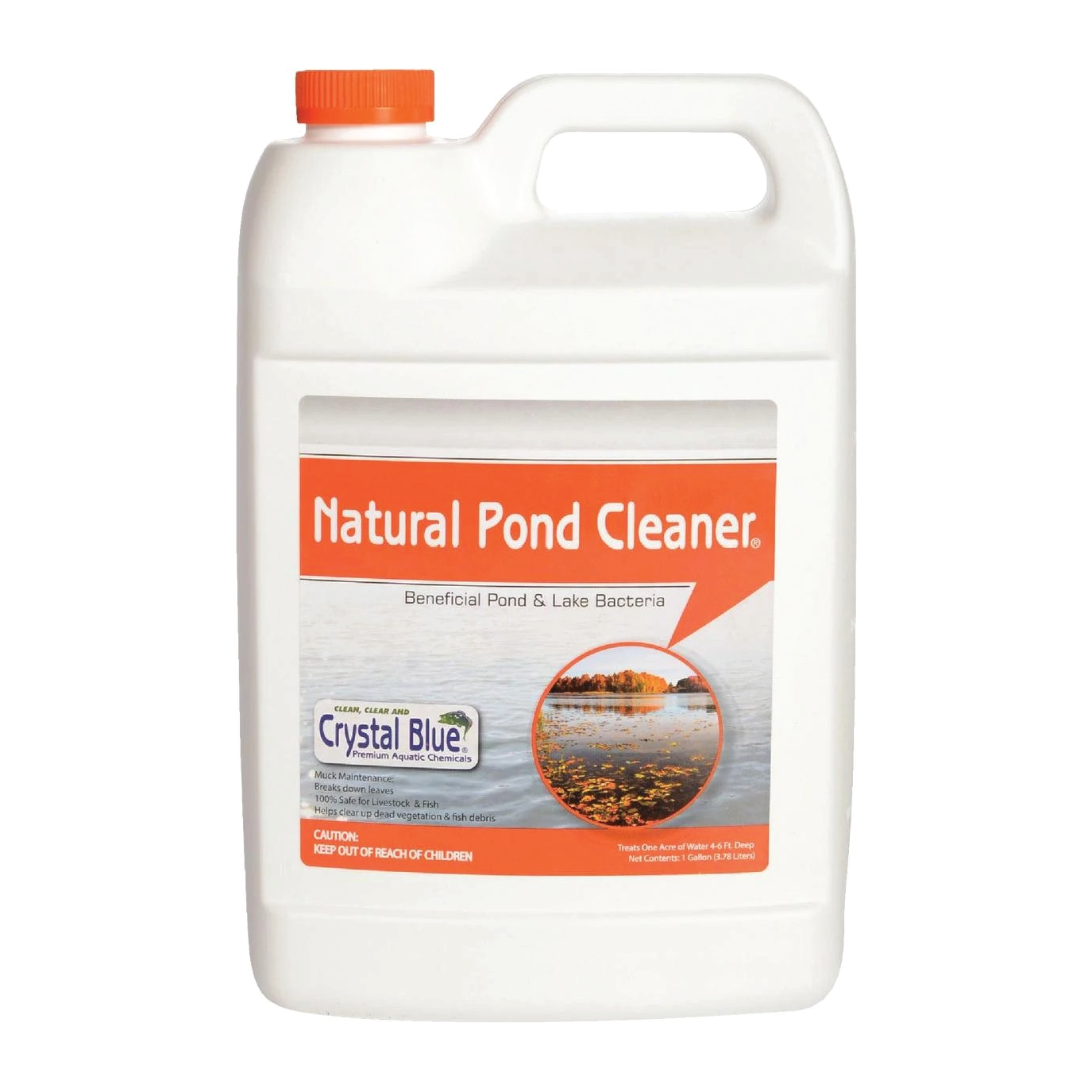 CRYSTAL BLUE NATURAL POND CLEANER 1 GALLON