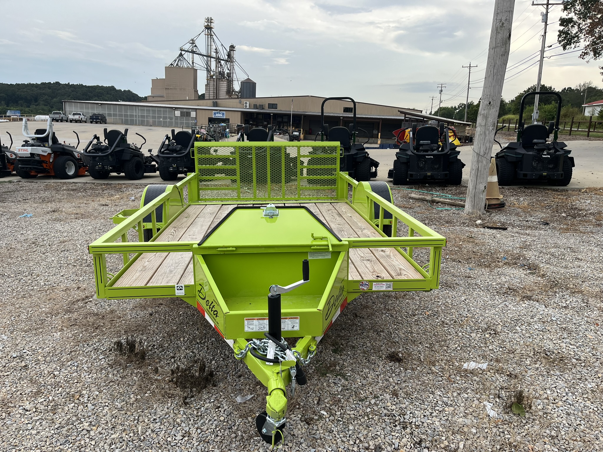 DELTA 12\'X6\'4\" BUMPER UTILITY TRAILER