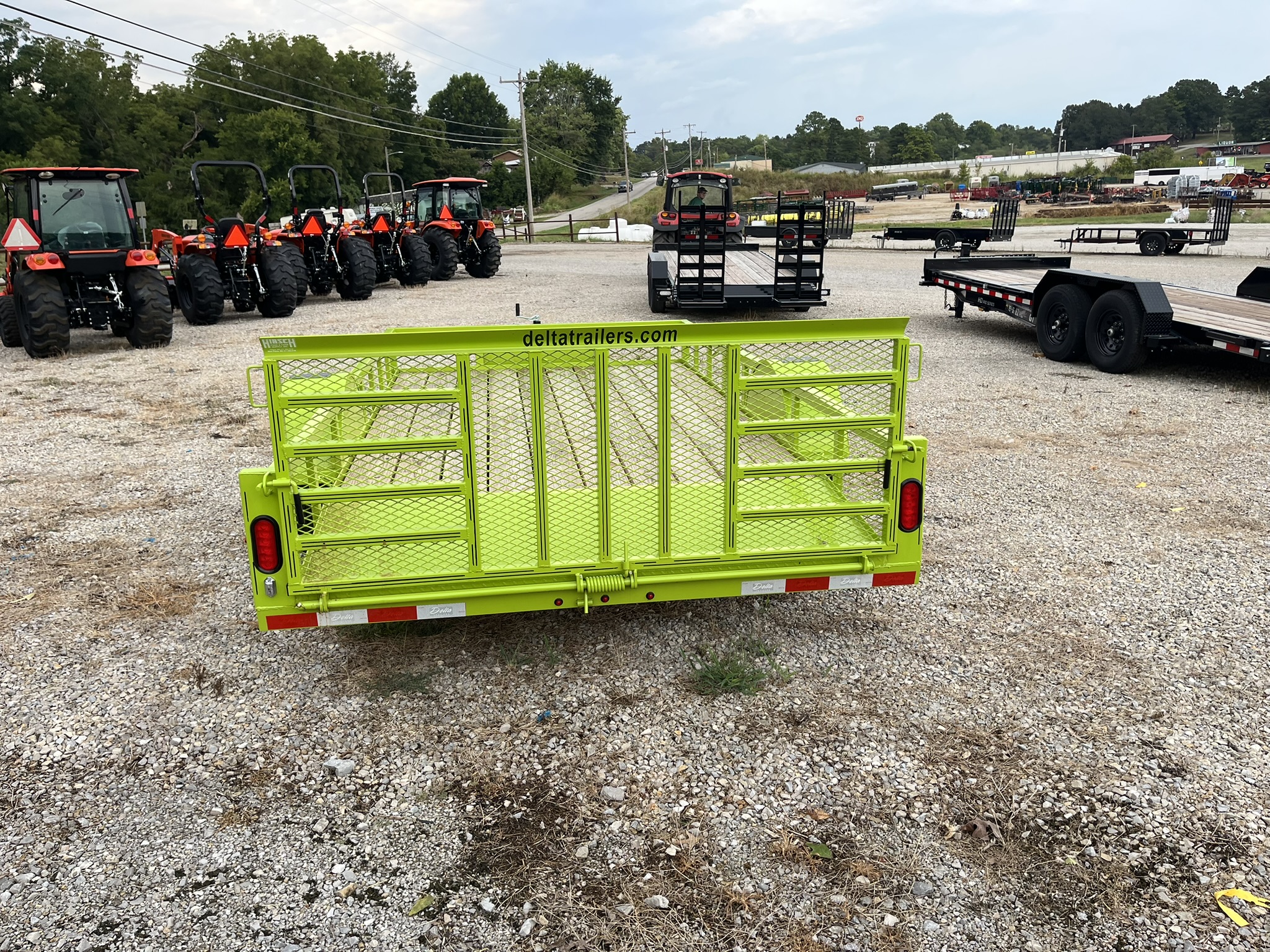 DELTA 12\'X6\'4\" BUMPER UTILITY TRAILER