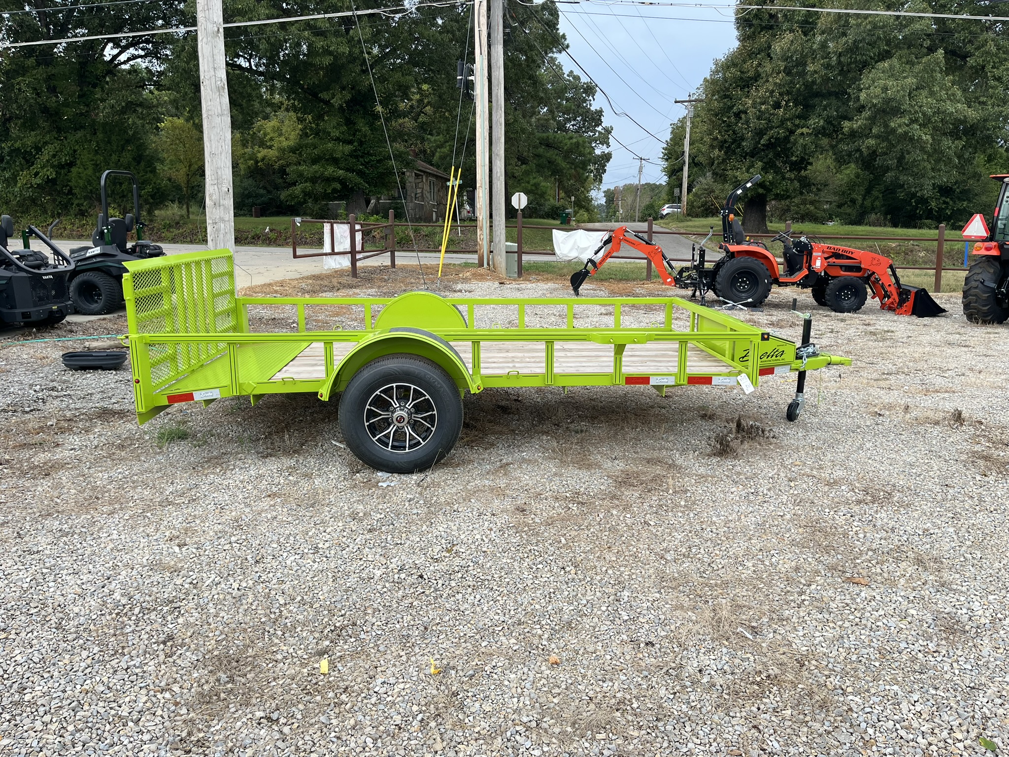 DELTA 12\'X6\'4\" BUMPER UTILITY TRAILER