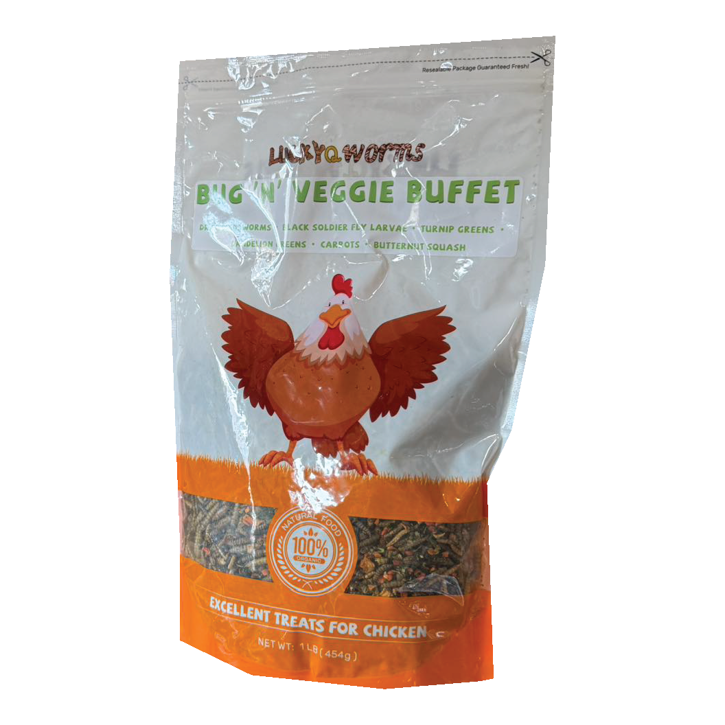 LUCKYQ 1LB BUG-N-VEGGIE BUFFET