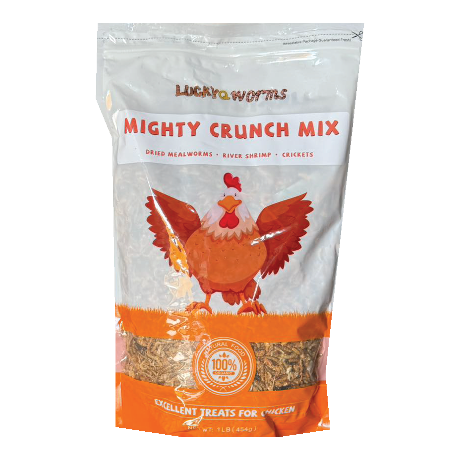 LUCKYQ 1LB MIGHTY CRUNCH MIX