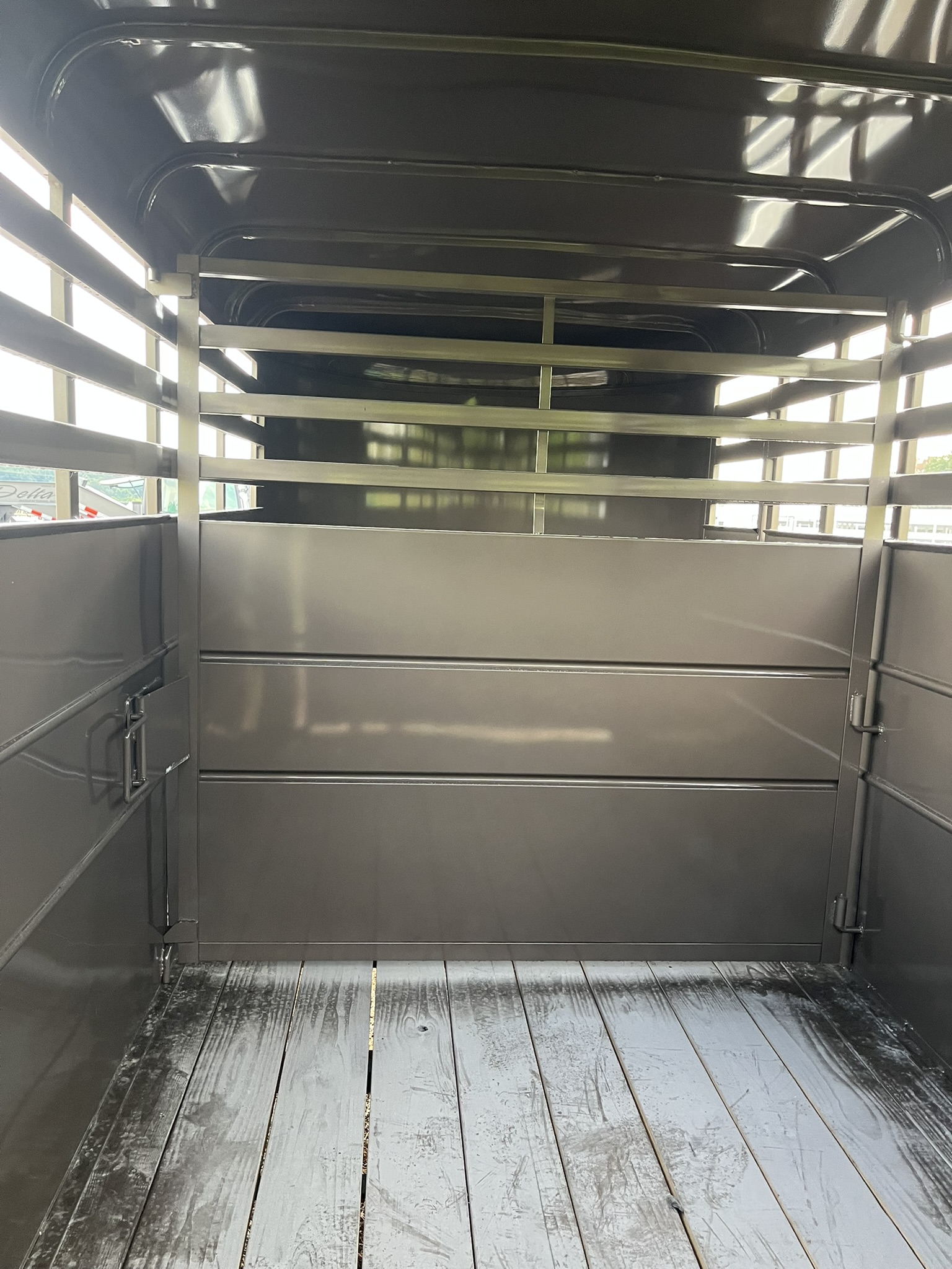 DELTA 16\' BUMPER PULL STOCK TRAILER