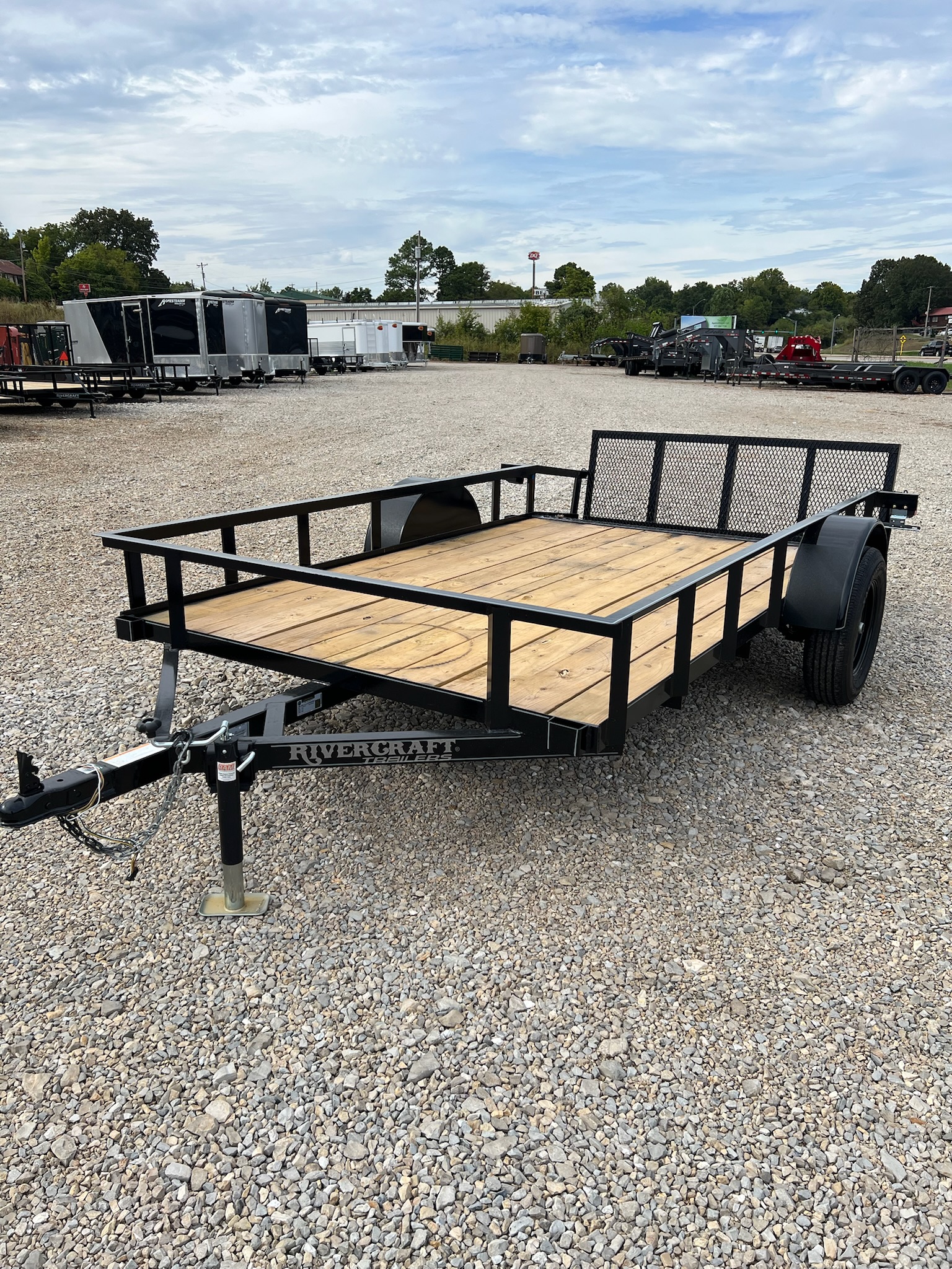 RIVERCRAFT 76\" X 12\' DOVETAIL TRAILER