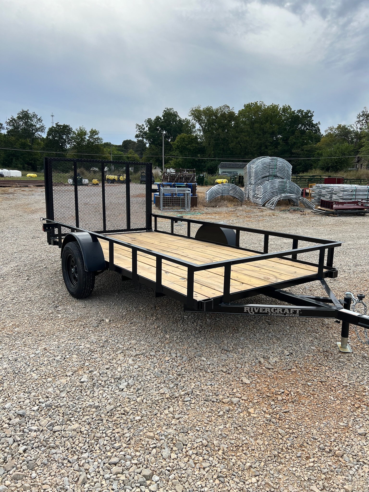 RIVERCRAFT 76\" X 12\' UTILITY TRAILER
