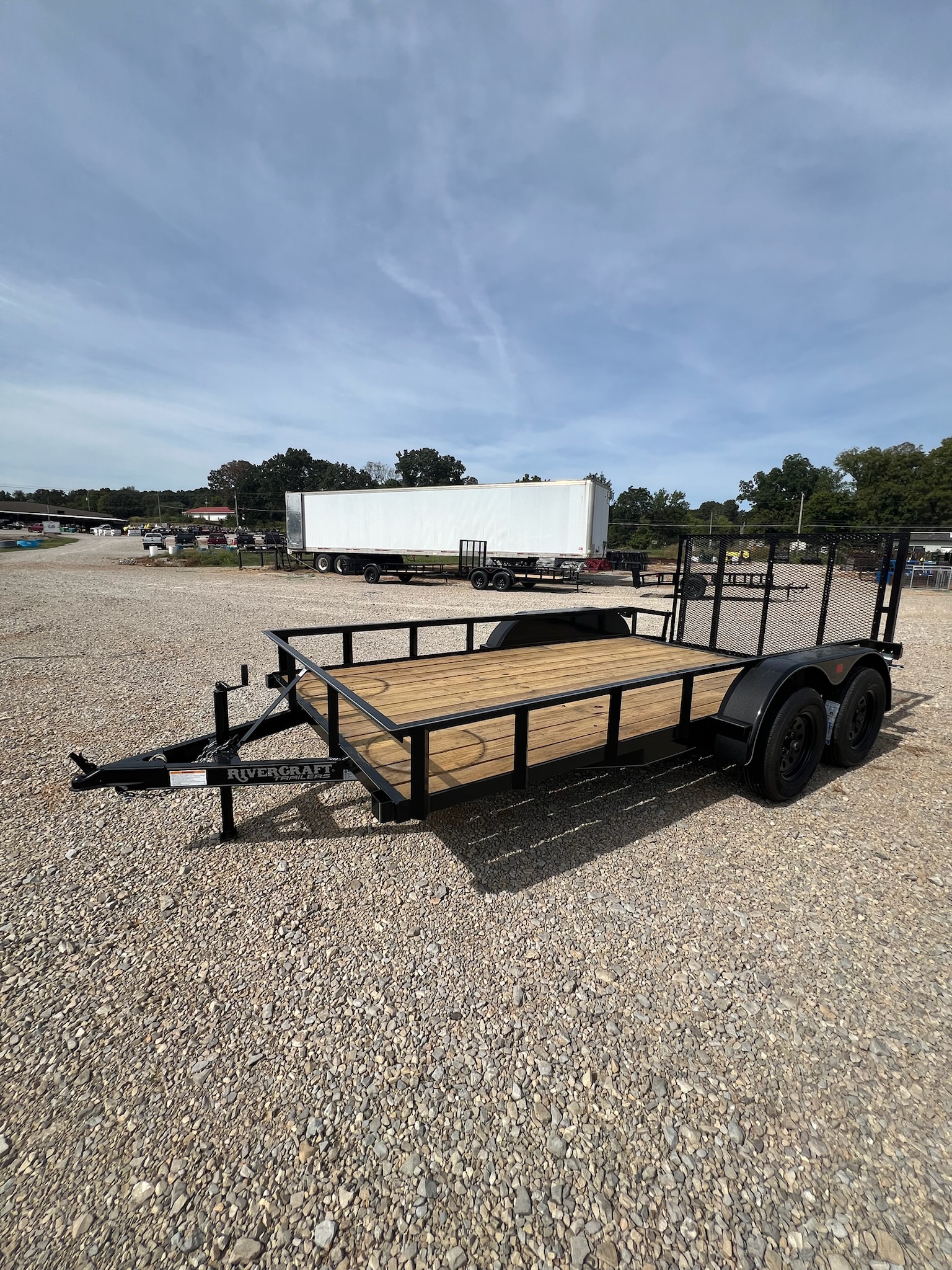 RIVERCRAFT 82\" X 14\' TANDAM AXLE TRAILER