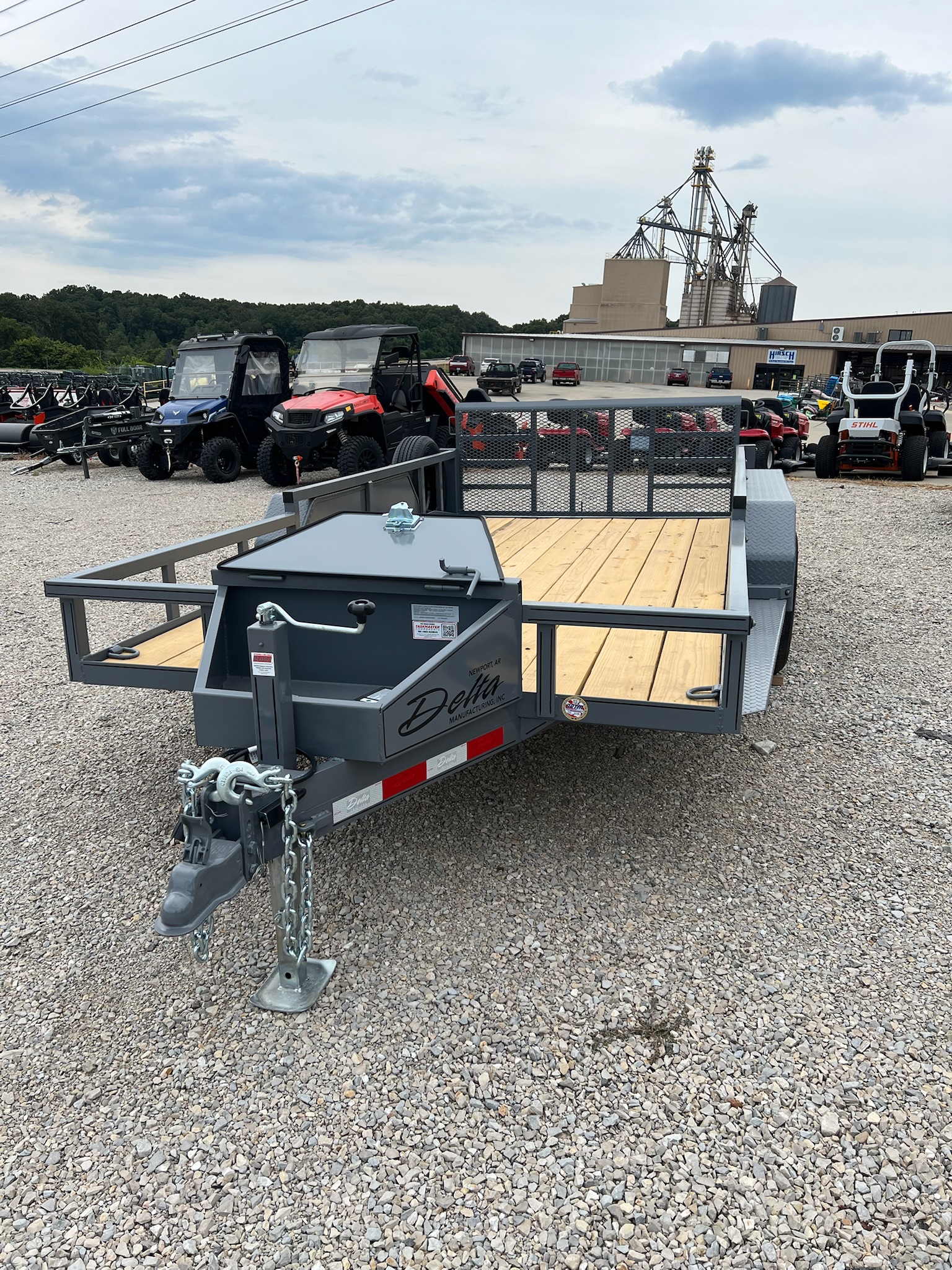 DELTA 14\' BUMPER UTILITY TRAILER