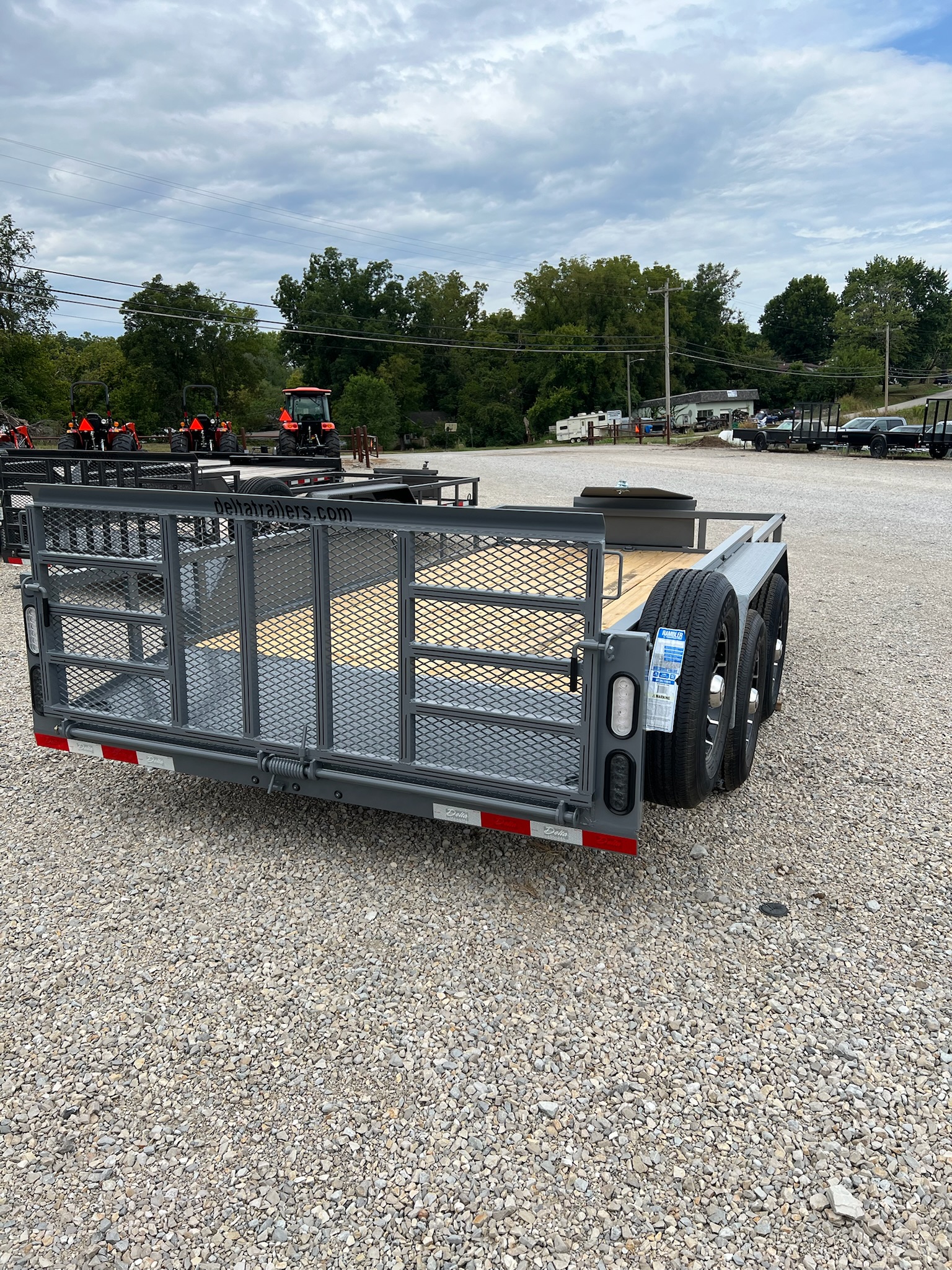 DELTA 14\' BUMPER UTILITY TRAILER