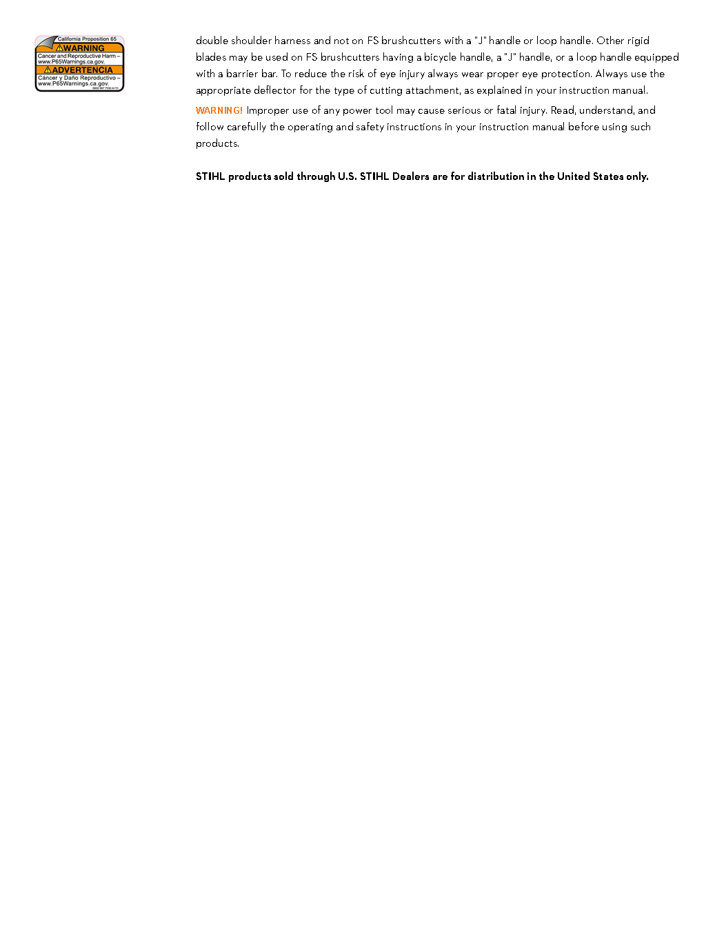 STIHL FSA 57 LITH-ION TRIMMER