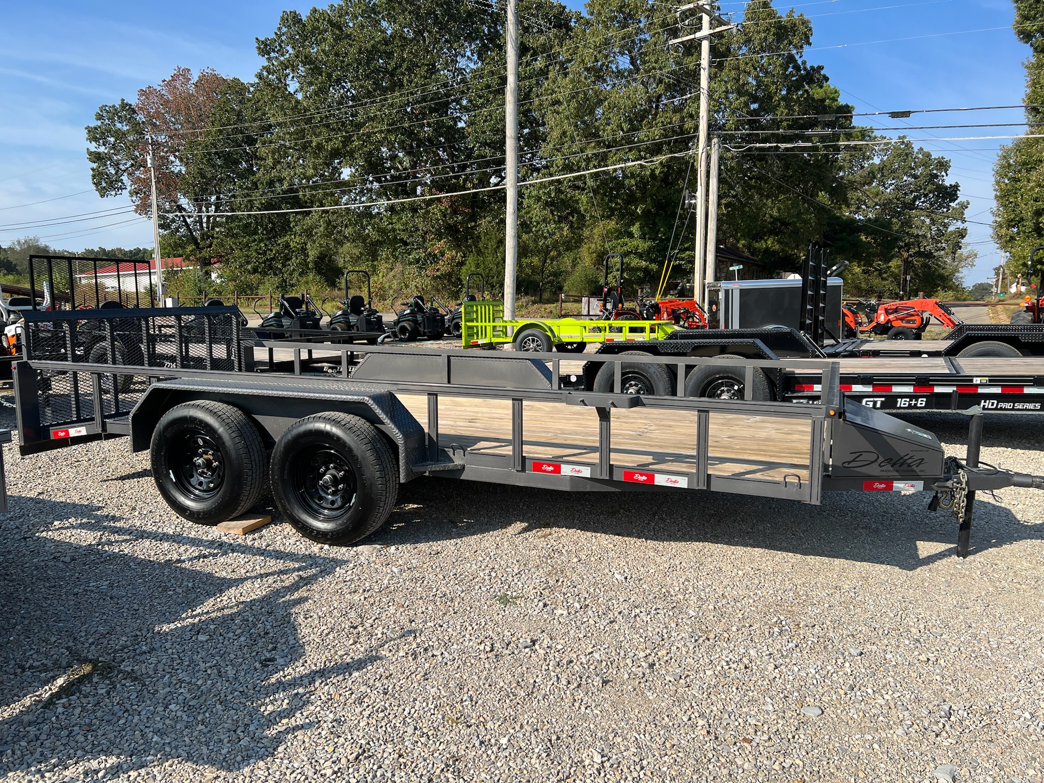 USED DELTA 16' UTILITY TRAILER