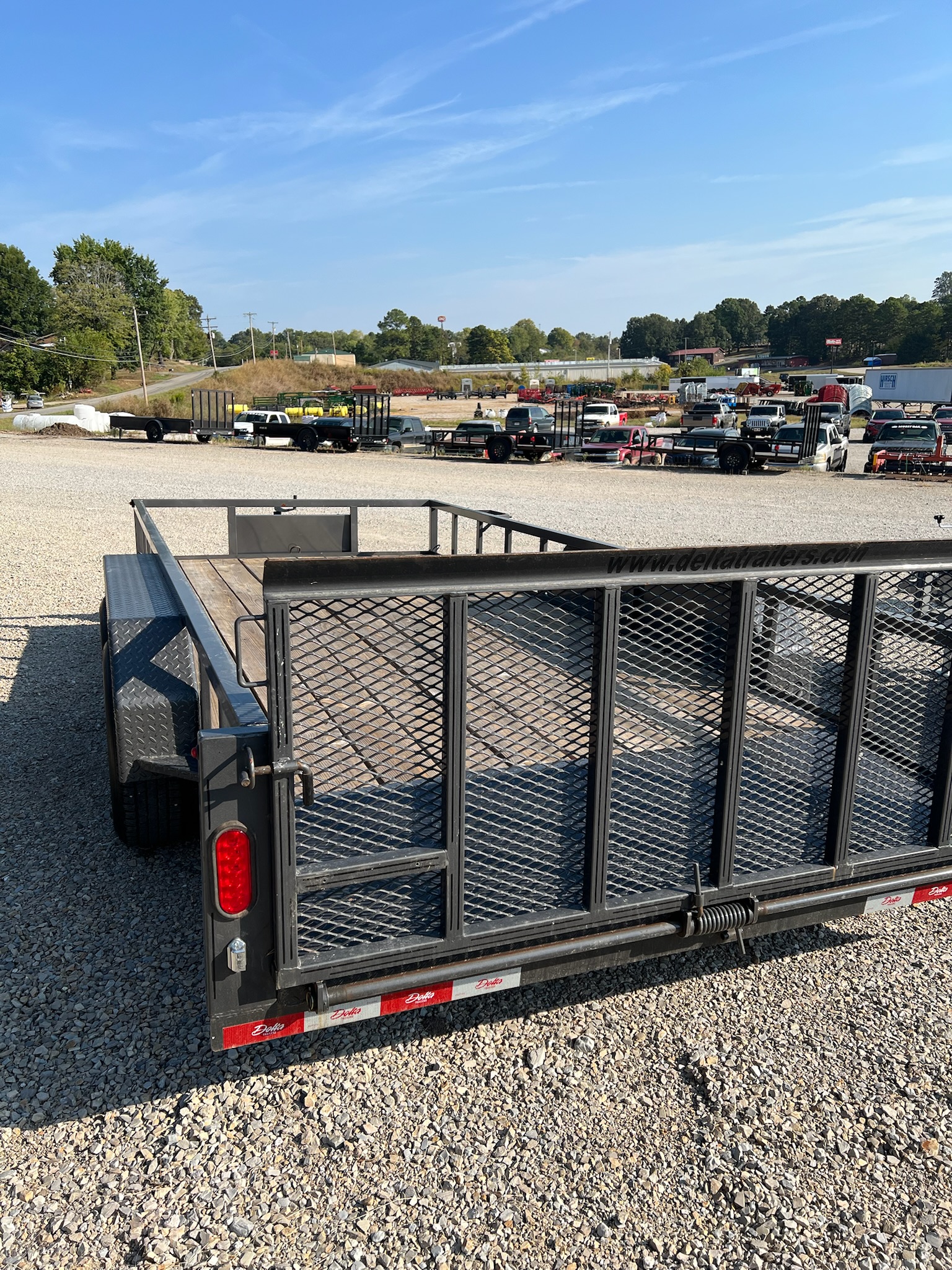 USED DELTA 16\' UTILITY TRAILER