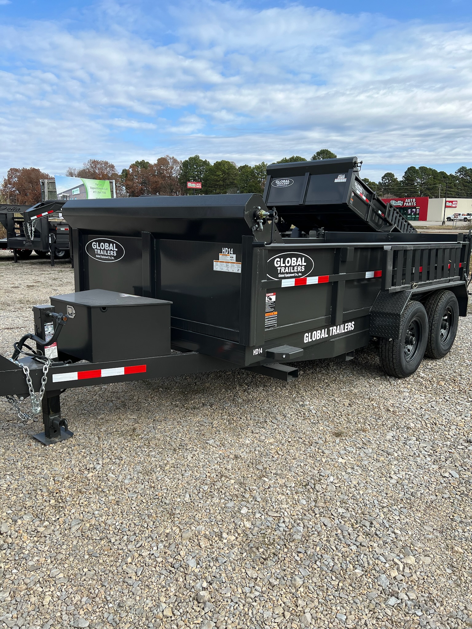 GLOBAL 14\' BUMPER DUMP TRAILER