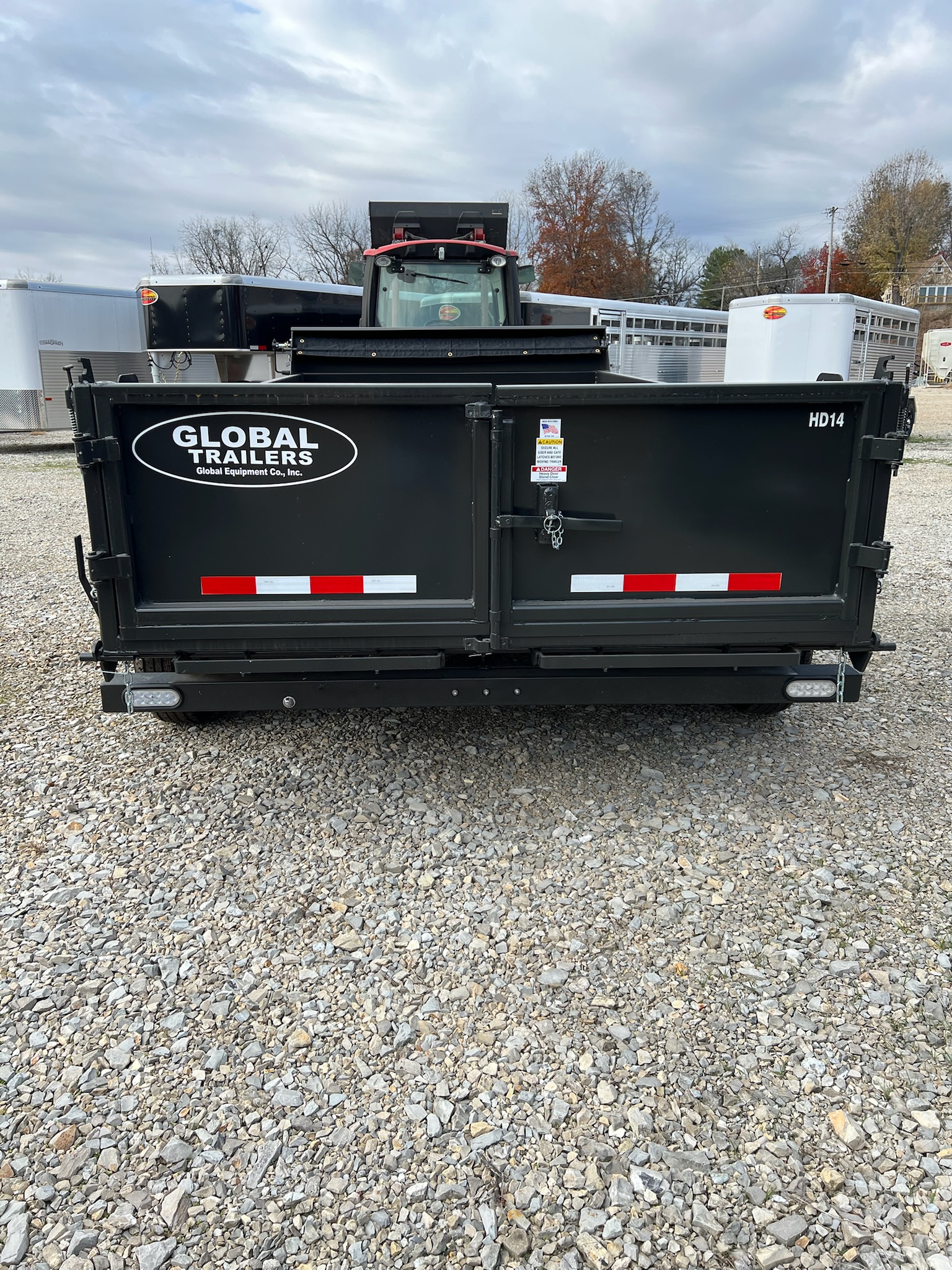 GLOBAL 14\' BUMPER DUMP TRAILER