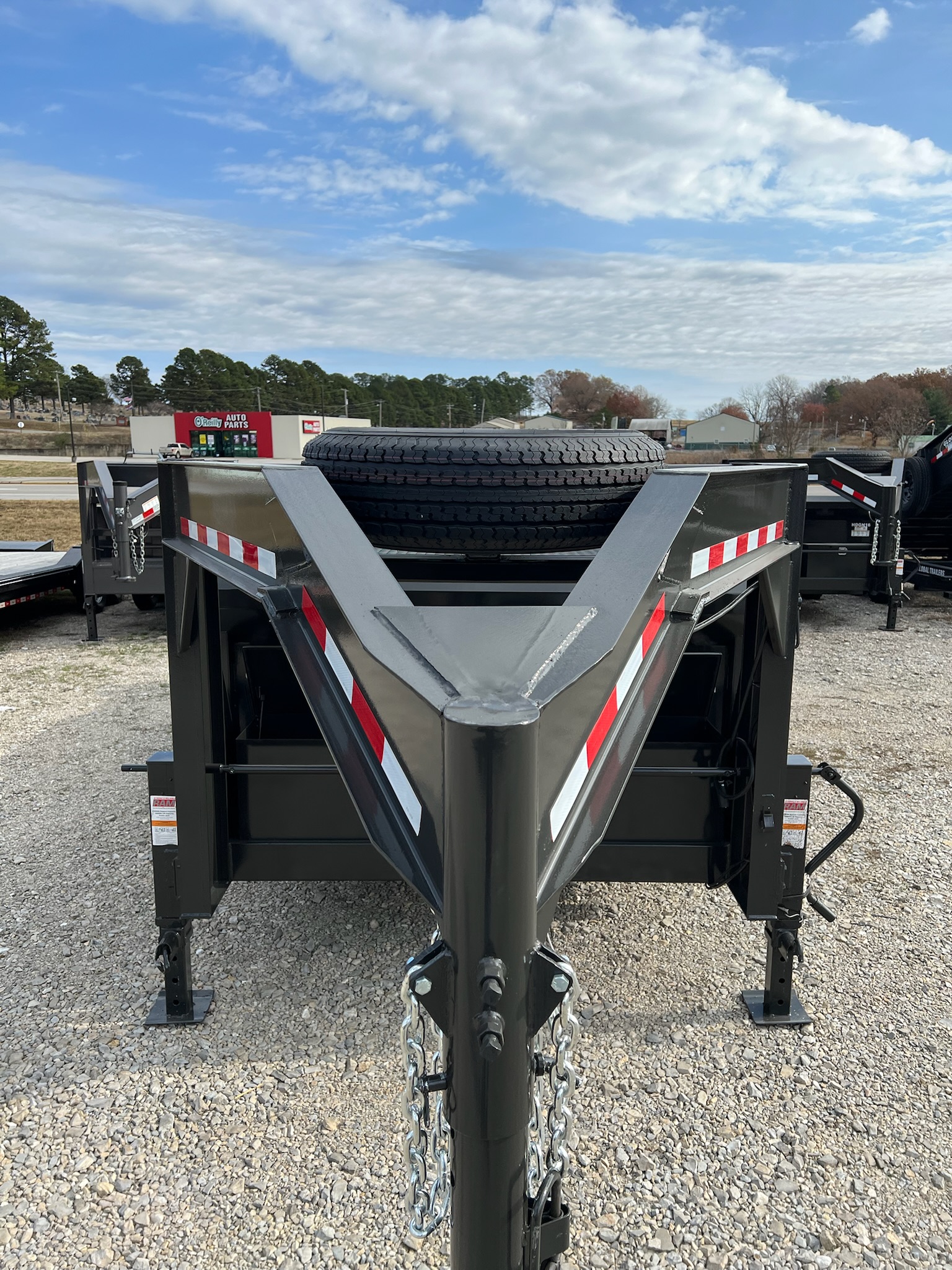 GLOBAL 16\' GOOSENECK DUMP TRAILER