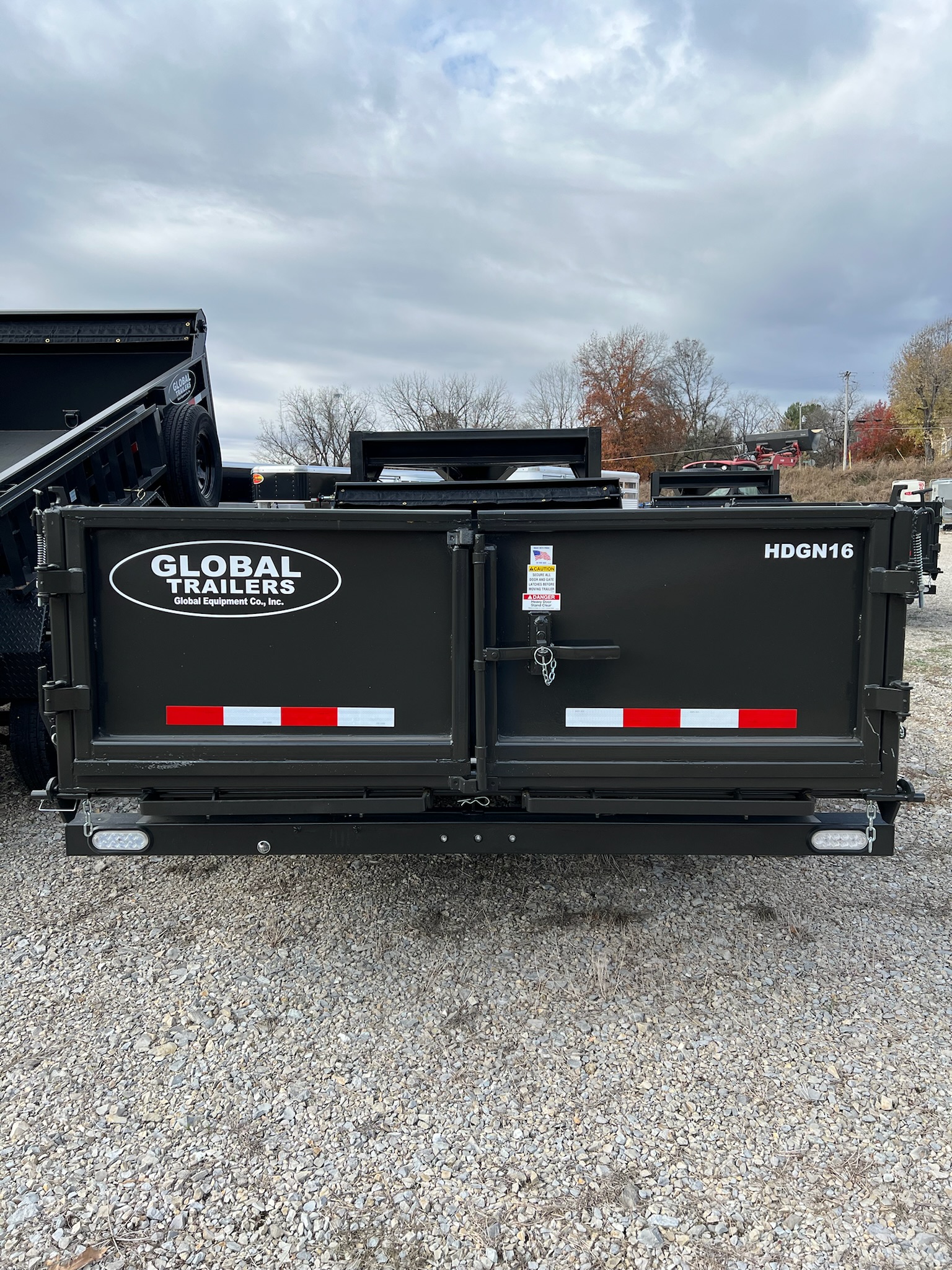 GLOBAL 16\' GOOSENECK DUMP TRAILER