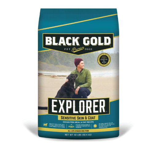 BLACK GOLD SENSITIVE SKIN FISH MEAL & GOAT 24/14 40#