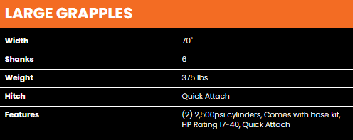 BAD BOY 70\'\' GRAPPLE