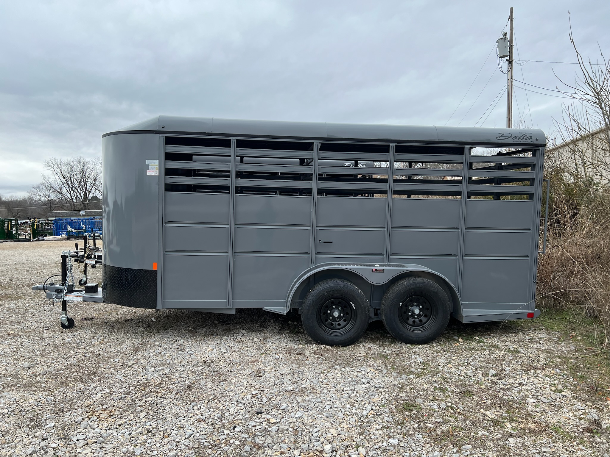DELTA 16' BUMPER PULL STOCK TRAILER