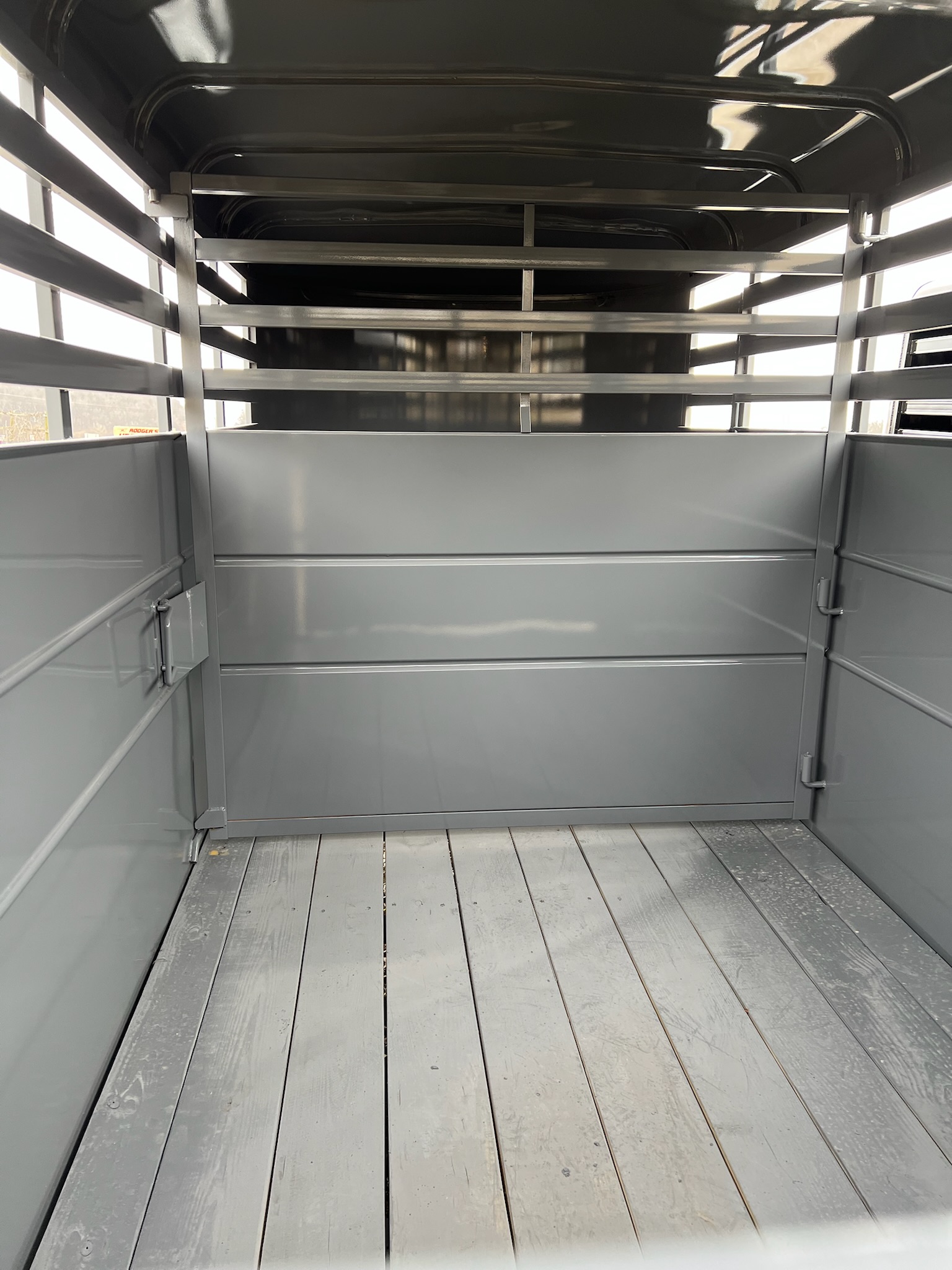 DELTA 16\' BUMPER PULL STOCK TRAILER