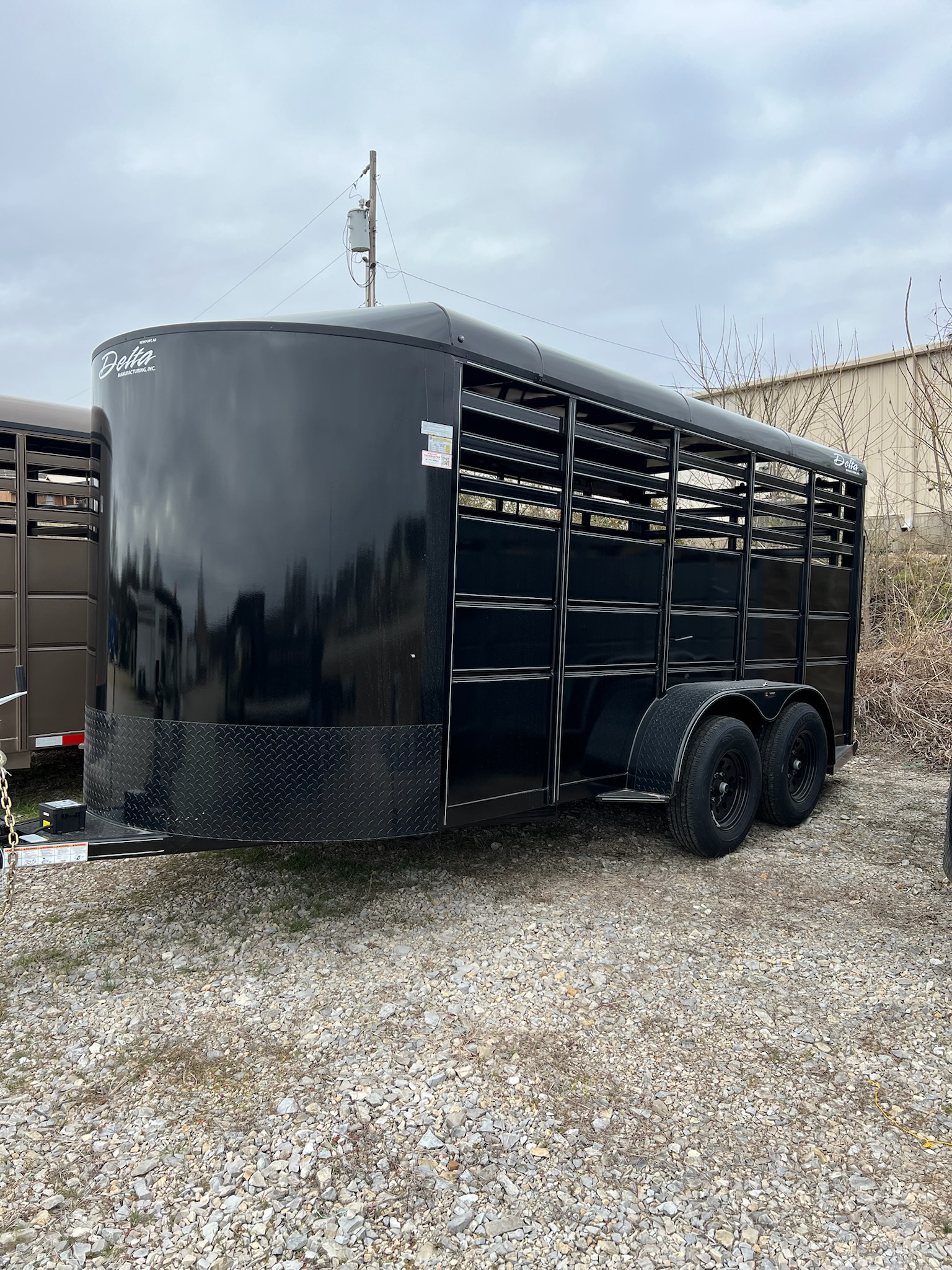 DELTA 16' BUMPER PULL STOCK TRAILER