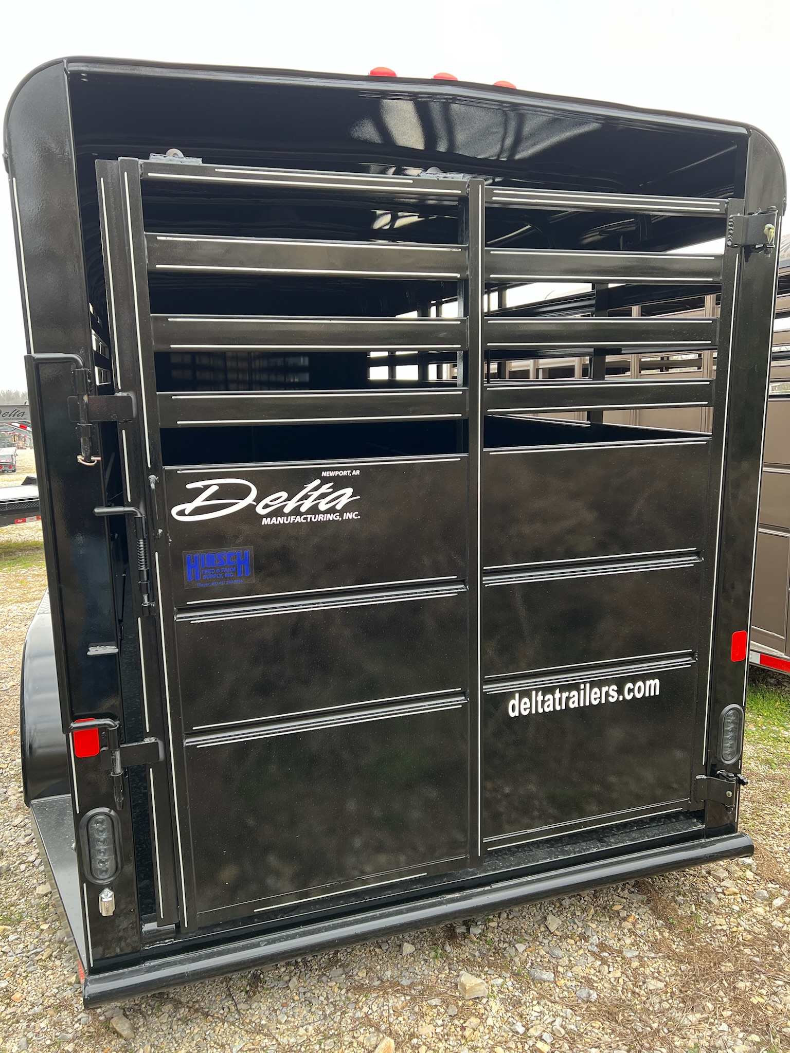 DELTA 16\' BUMPER PULL STOCK TRAILER